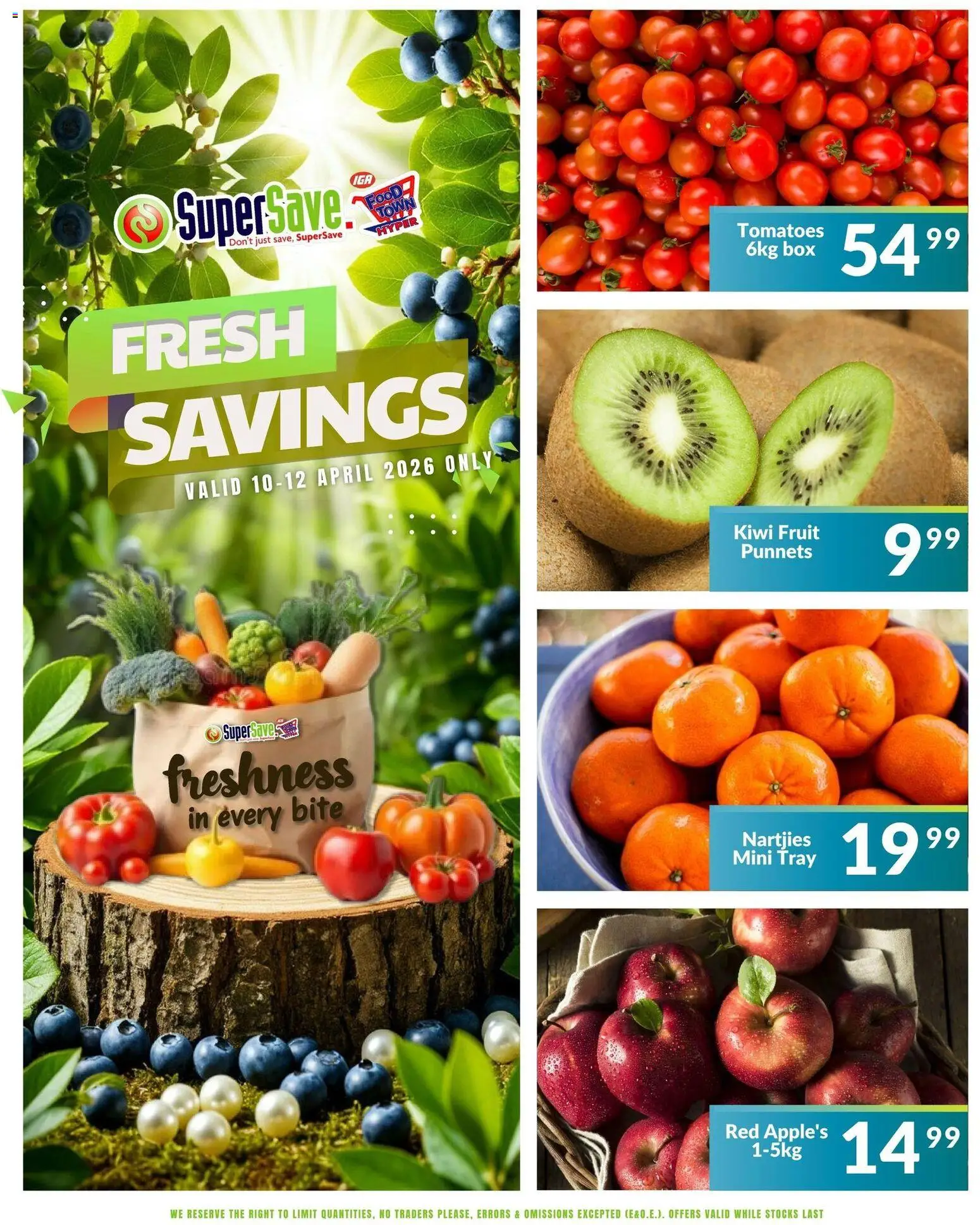 New Super Save catalogue – valid from 10.04.2026 | Page: 2 | Products: Tray, Box, Kiwi, Fruit