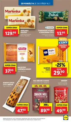 Lidl leták od 14.07.2025 | Strana: 27 | Produkty: Marlenka kuličky, Makový závin, Marlenka, Těsto