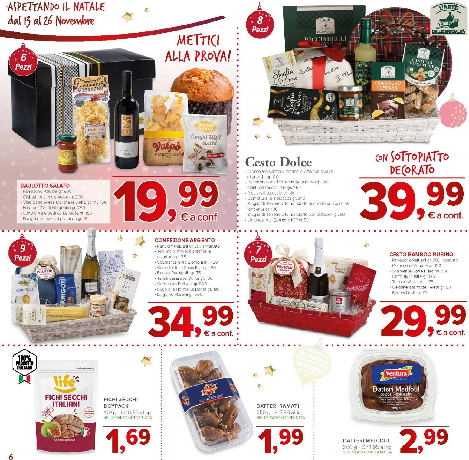 Volantino Todis del 13.11.2025 | Pagina: 6 | Prodotti: Olive, Limoncello, Taralli, Sugo