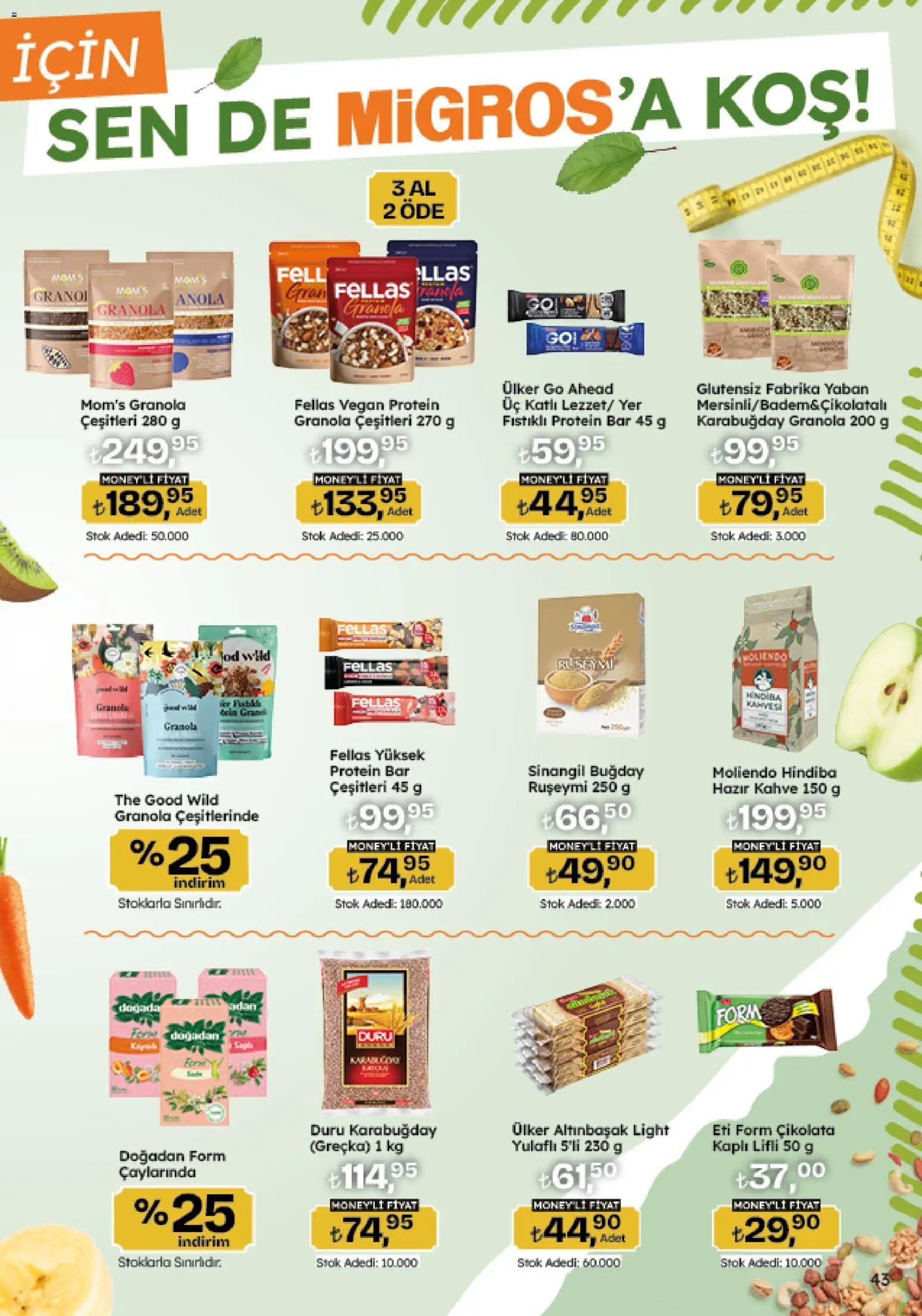 Migros Katalog - Migroskop - 26.03.2026 tarihinden itibaren geçerlidir | Sayfa: 43 | Ürünler: Kahve, Çikolata