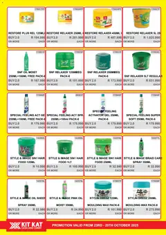 KIT KAT Cash & Carry specials catalogue – valid from 23.10.2025 | Page: 19 | Products: Wax, Oil, Cream, Relaxer