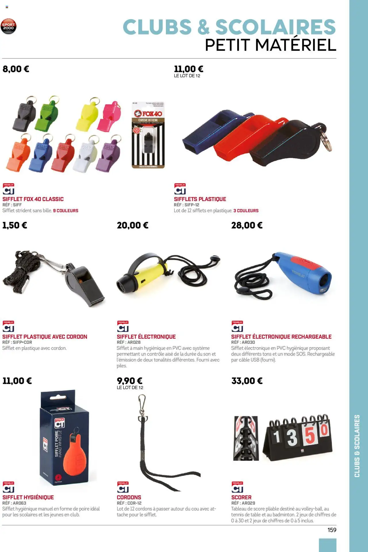  | Page: 159 | Produits: Câble, USB, Table, Jeux