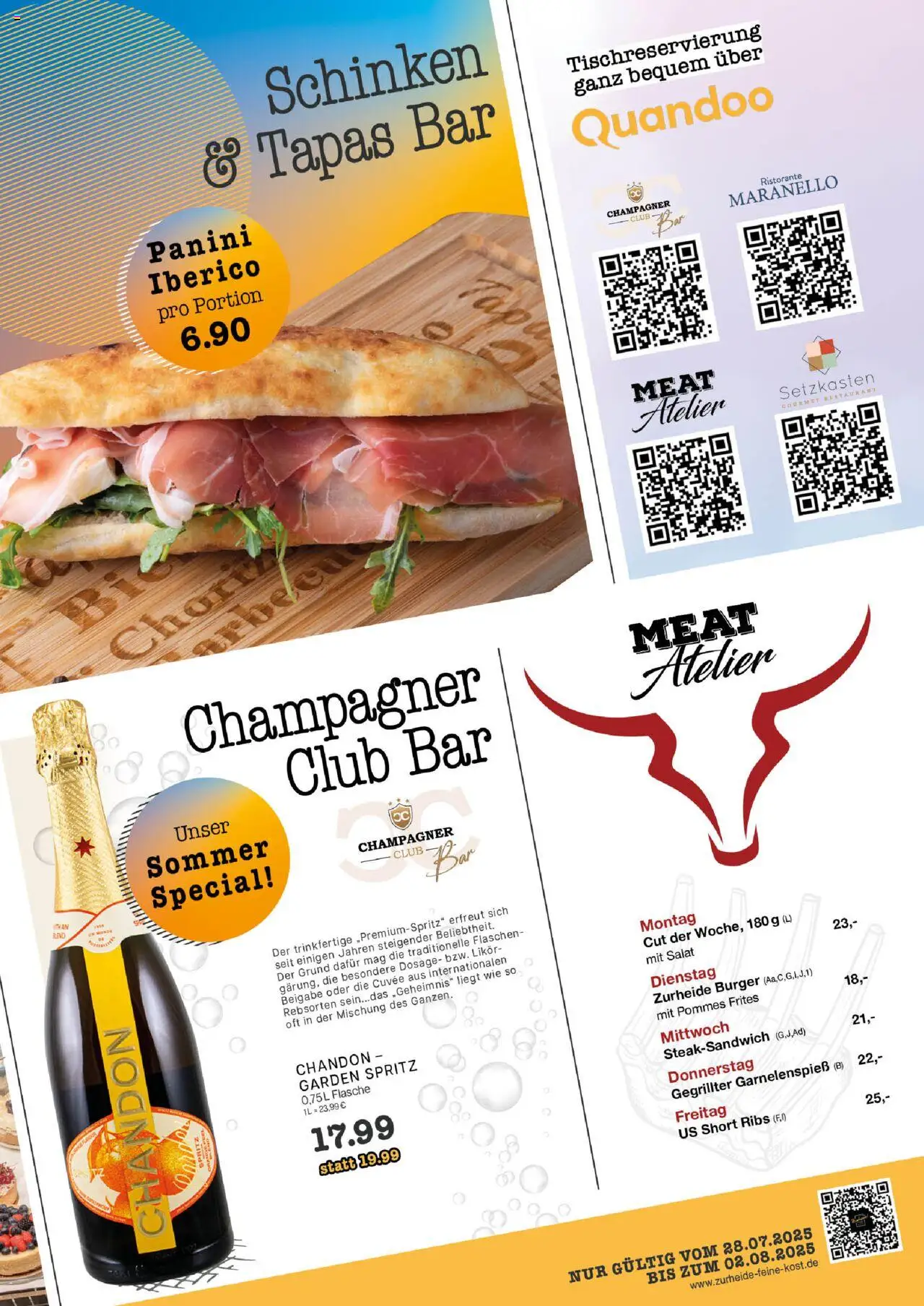 Edeka Zurheide Prospekt 	 - gültig ab dem 28.07.2025 | Seite: 7 | Produkte: Likör, Pommes, Burger, Salat