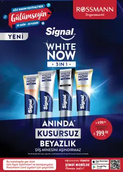 30.10.2025 tarihinden itibaren geçerli olan Rossmann kataloğu önizlemesi