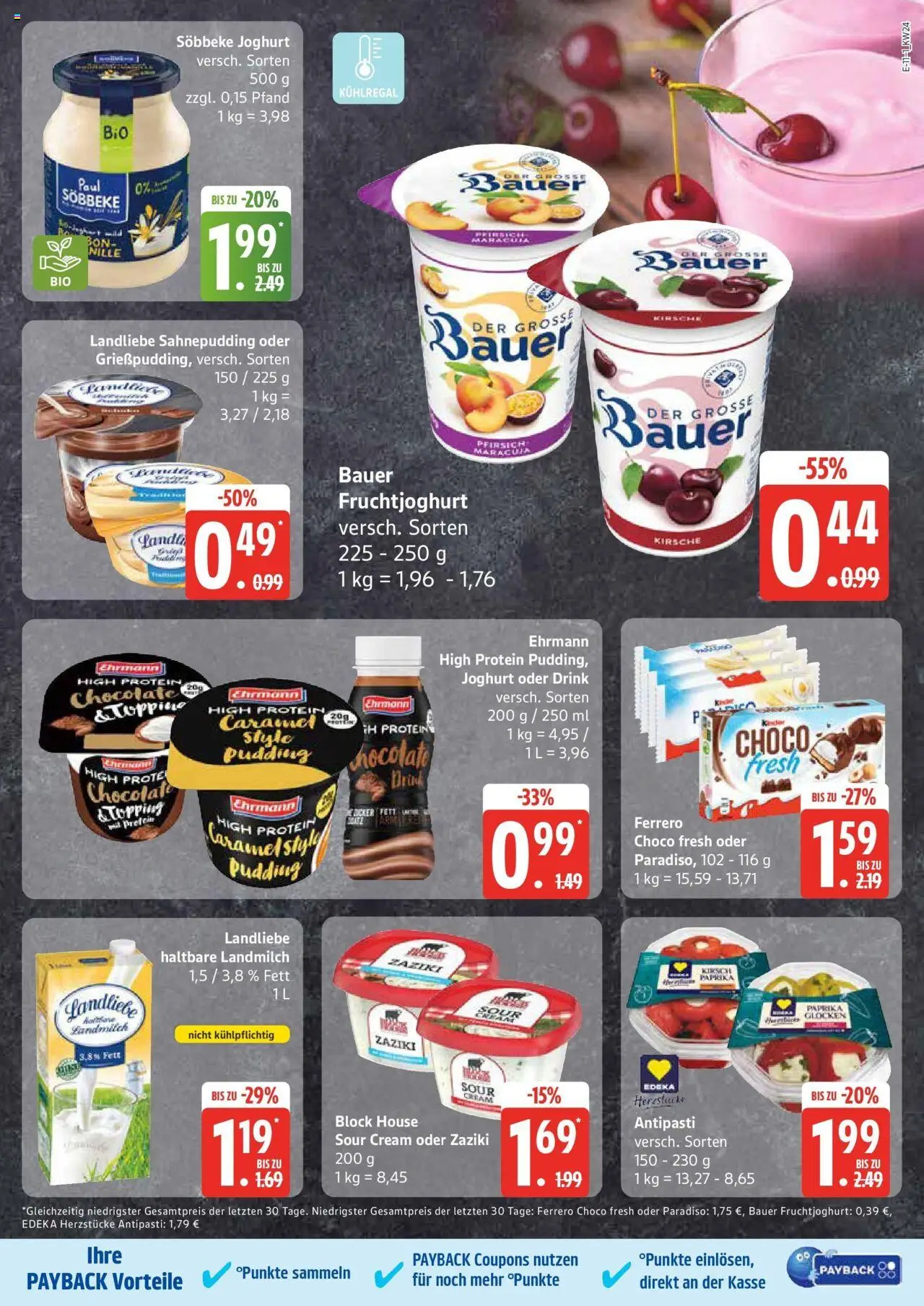 Edeka prospekt Großenwiehe	 - gültig ab dem 08.06.2025 | Seite: 11 | Produkte: Joghurt, Fruchtjoghurt, Paprika, Pfirsich