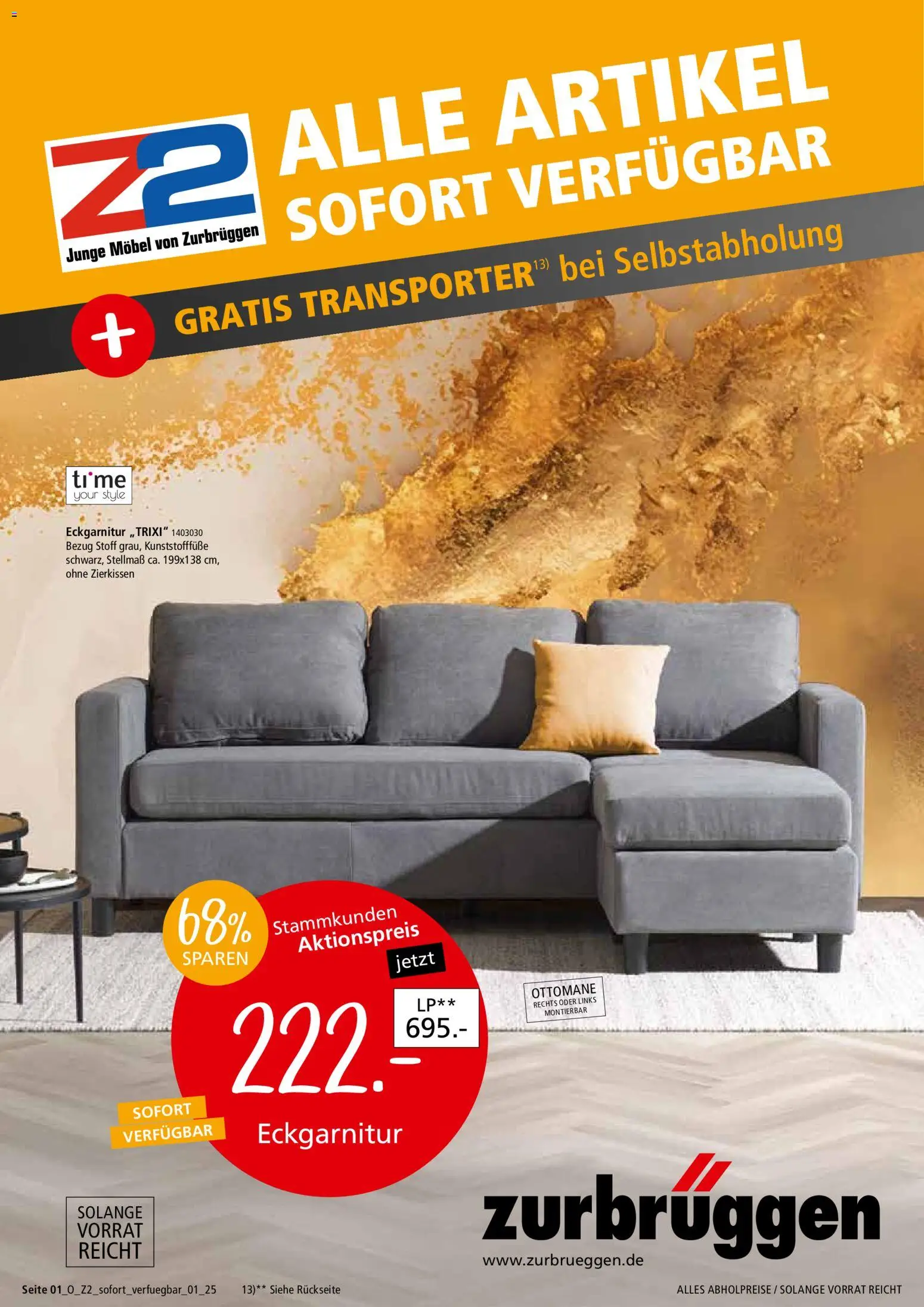 Zurbrüggen Sofort verfügbare Artikel – gültig ab 05.12.2025 | Seite: 1