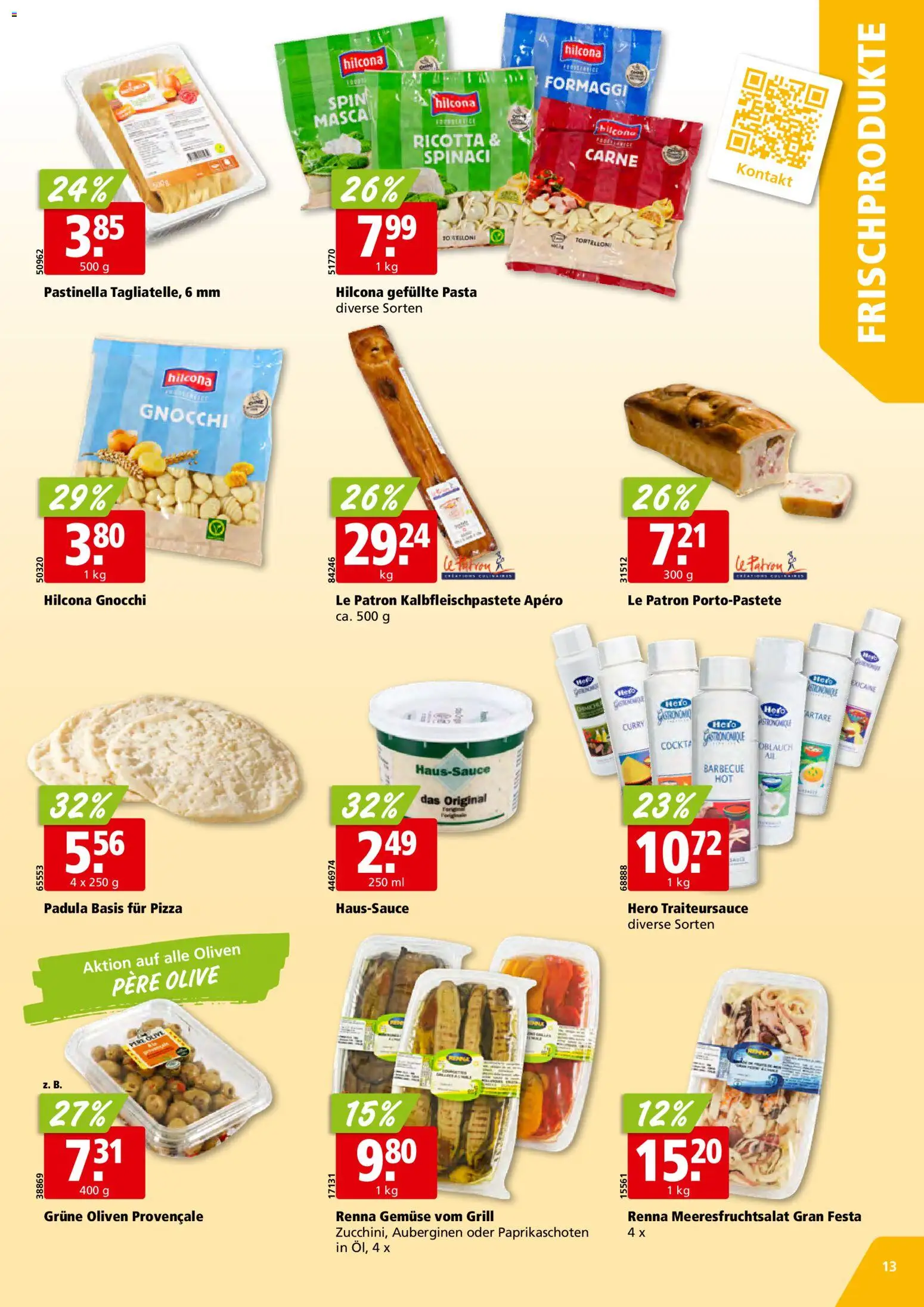 Aligro Aktionen – gültig ab 23.02.2026 | Seite: 13 | Produkte: Pizza, Gemüse, Pasta, Grill