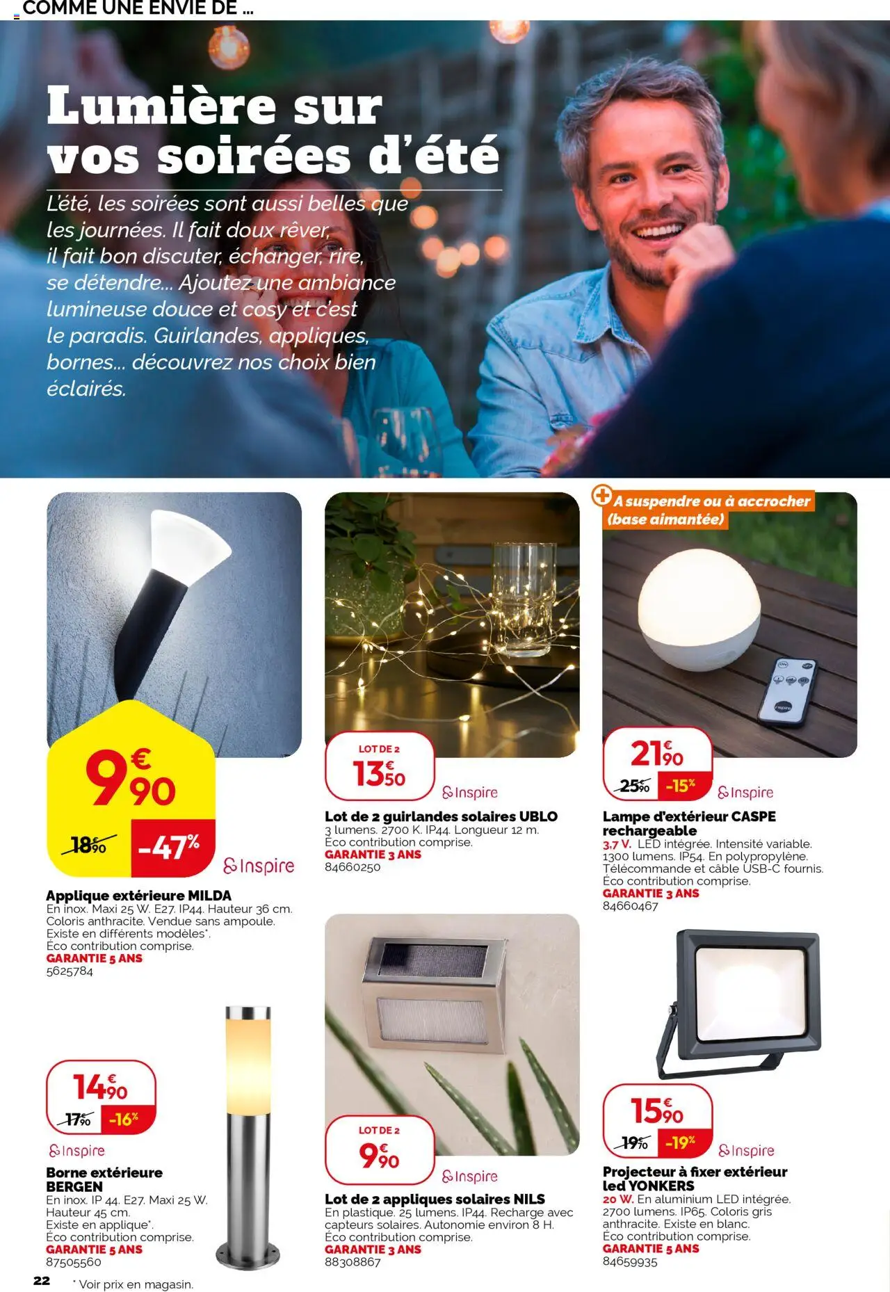  | Page: 22 | Produits: Câble, Base, Lampe, Projecteur