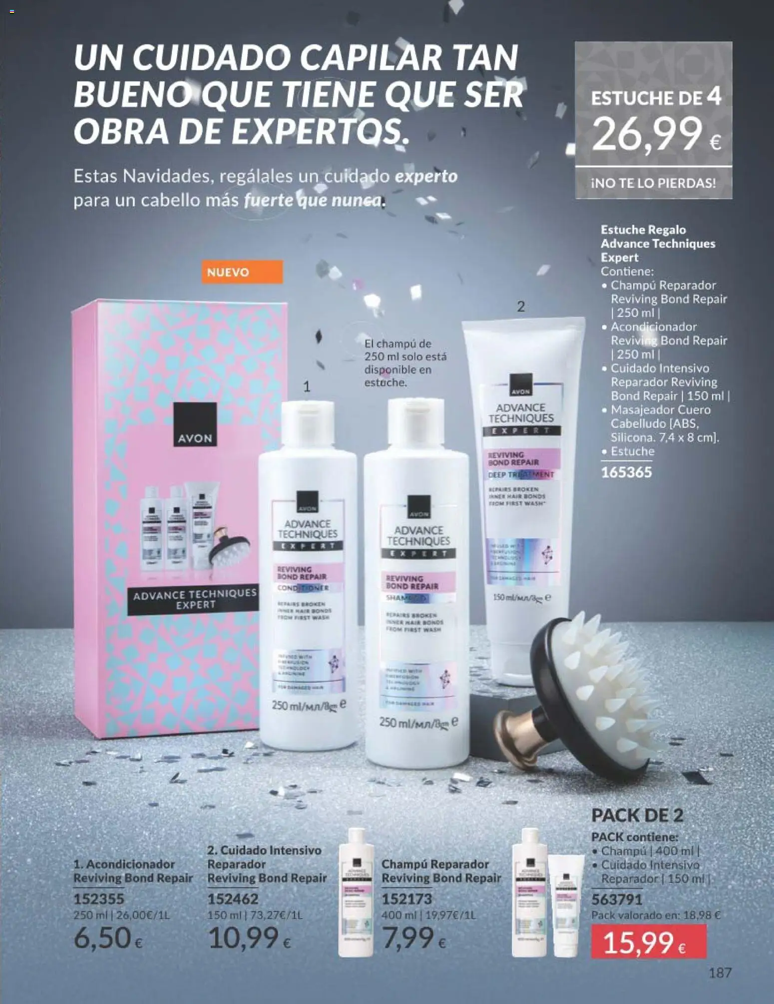 Catálogo AVON campaña 11 Black Friday │ válido desde el 01.11.2025 | Página: 187 | Productos: Champú, Acondicionador, Té