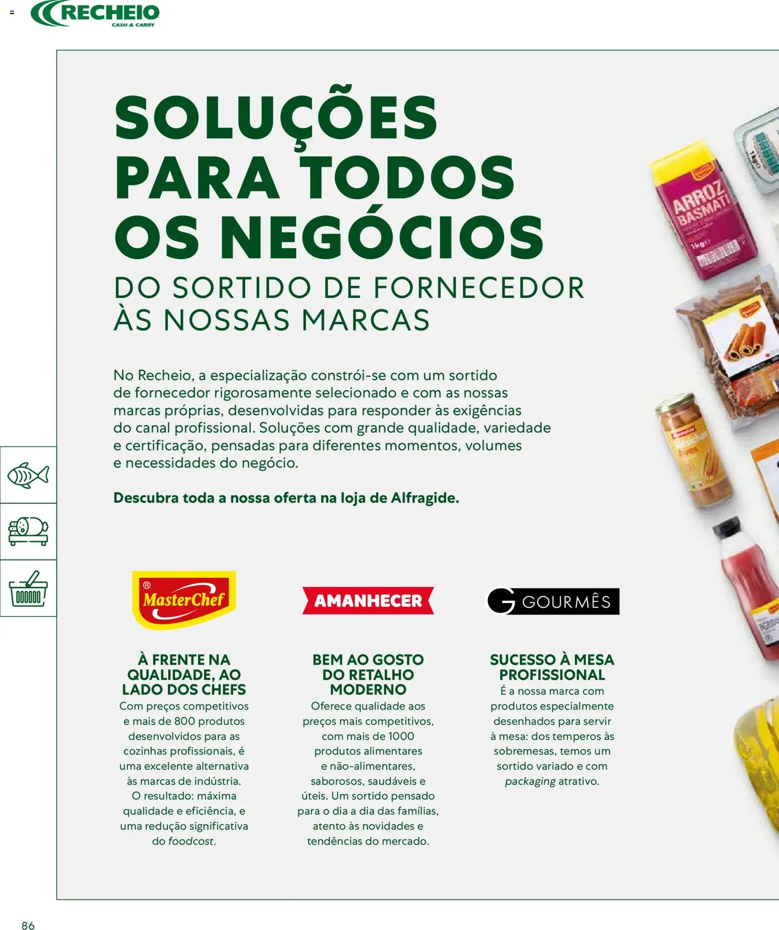 Recheio - Catálogo de Alfragide │ válido de 16.03.2026 | Página: 86 | Produtos: Arroz basmati, Mesa, Arroz