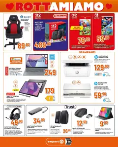 Anteprima del volantino Ipercoop Expert catalogo valido a partire dal 12.02.2026 | Pagina: 6 | Prodotti: Braccioli, Laptop, Mouse, Cuffie