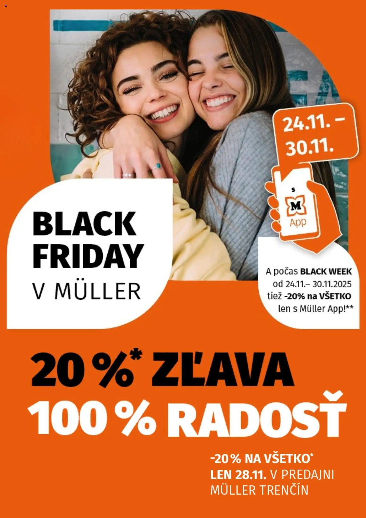 Nové Müller akcie – leták je platný od 24.11.2025 | Strana: 1