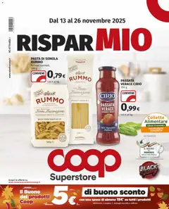 Anteprima del volantino COOP Novara catalogo valido a partire dal 13.11.2025