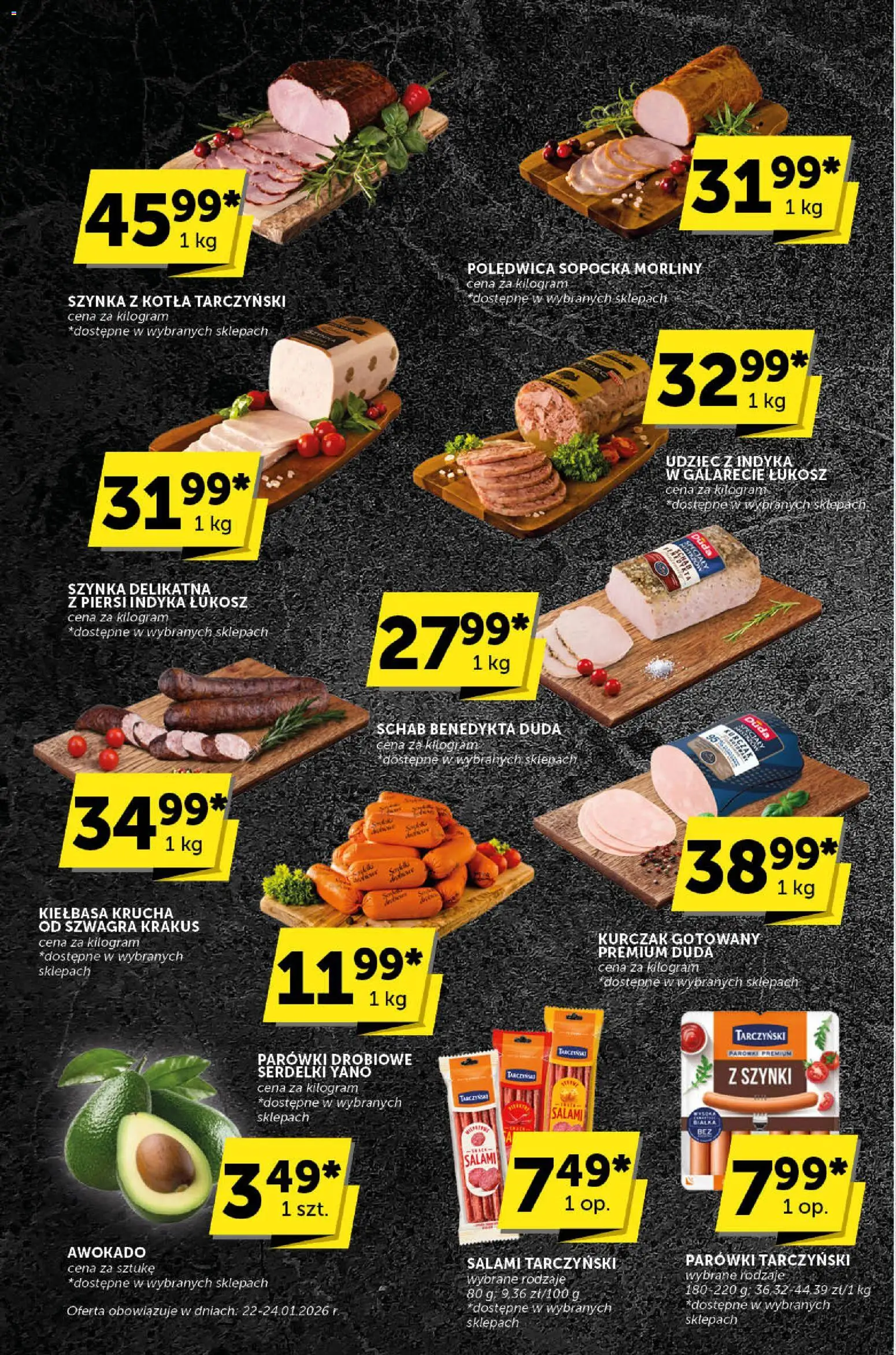 ABC Gazetka - Katalog od 22.01.2026 | Strona: 6 | Produkty: Kurczak, Schab, Parówki, Szynka