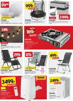 Jula reklamblad aktuell från 24.07.2025 | Sida: 7 | Produkter: Luftkonditionering, Brassestol, Solstol, Campingstol
