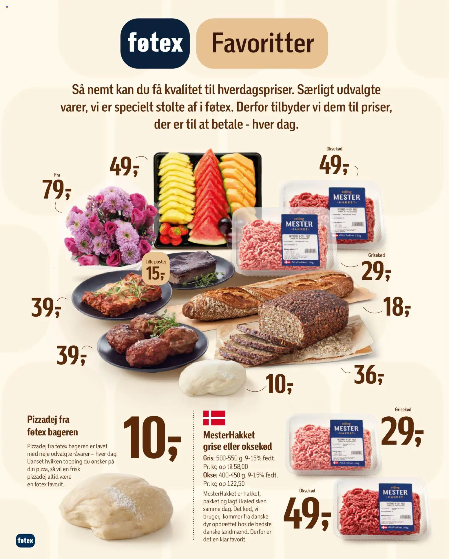 Føtex tilbudsavis – gyldig fra 07.04.2026 | Side: 8 | Produkter: Oksekød, Pizzadej