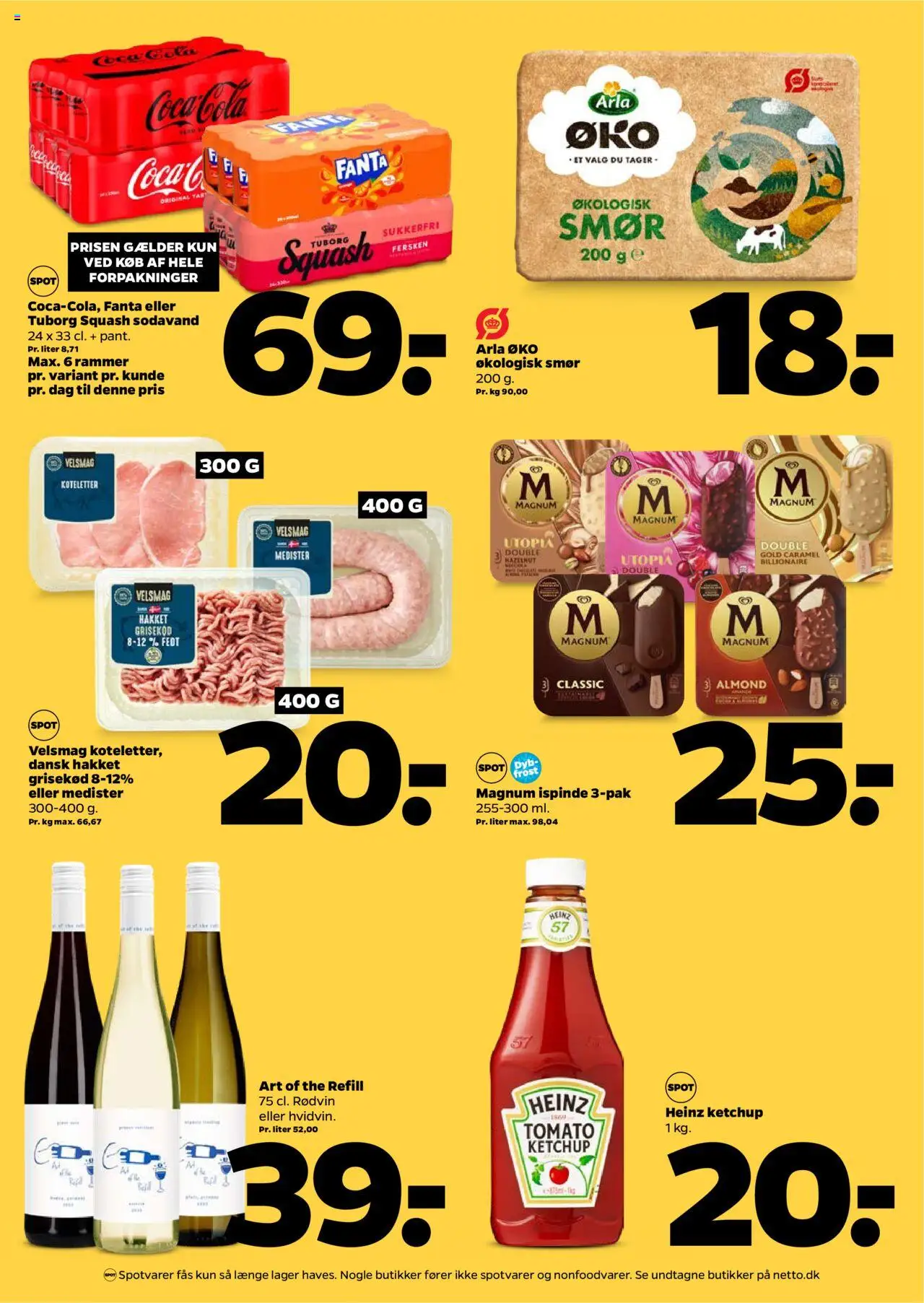 Netto Tilbudsavis gyldig fra 23.08.2025 | Side: 6 | Produkter: Smør, Ketchup, Sodavand, Cola