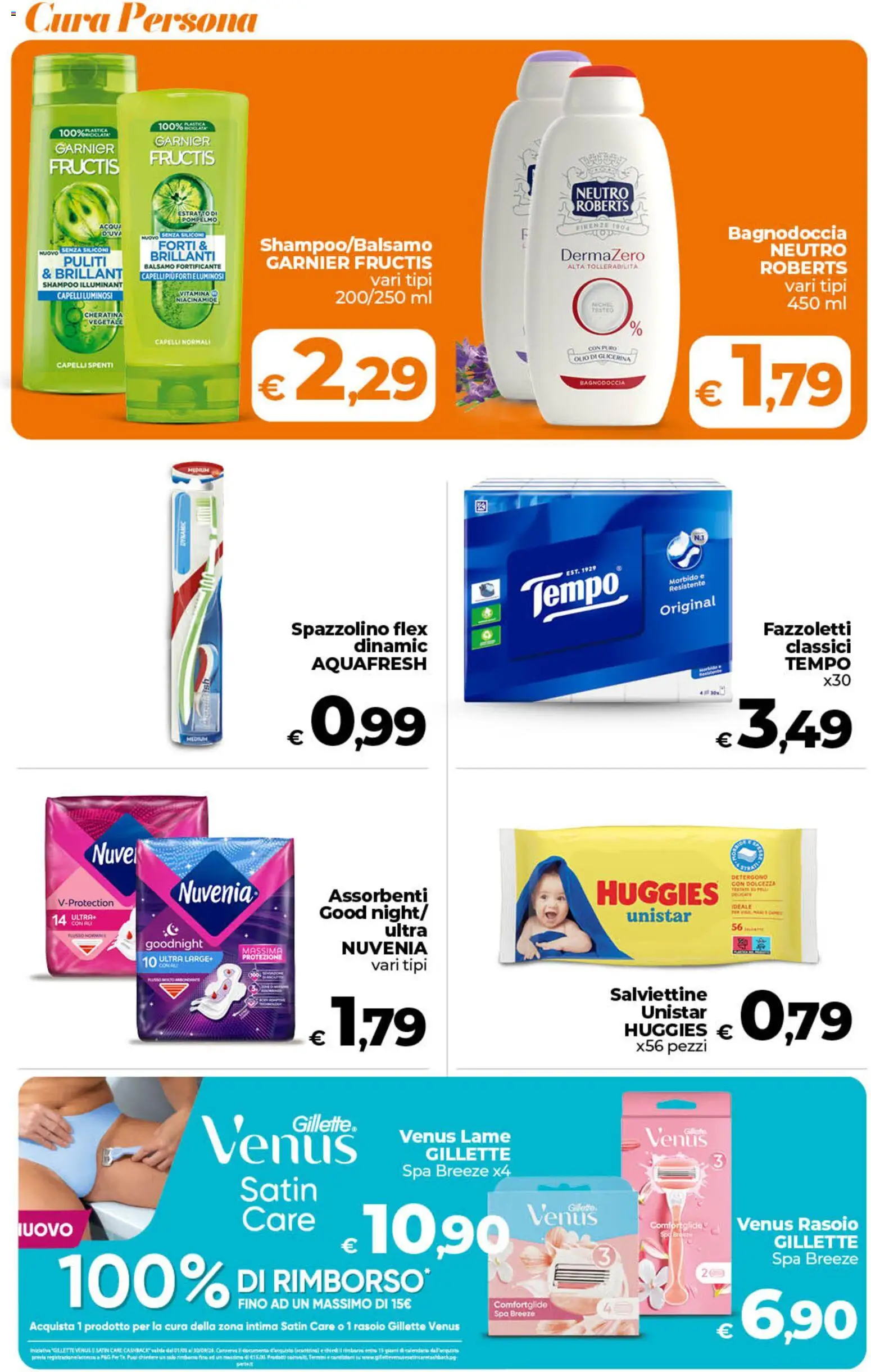 Volantino Ipercoop del 07.04.2026 | Pagina: 48 | Prodotti: Shampoo, Balsamo, Fazzoletti, Olio