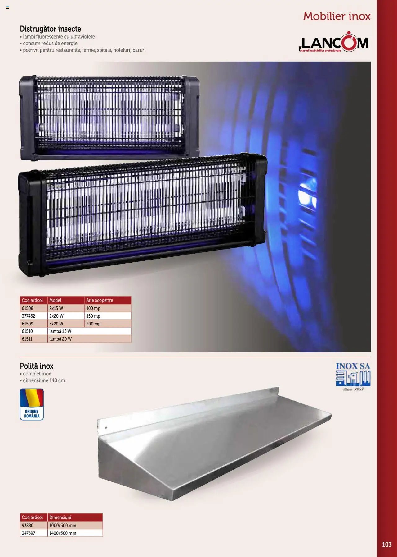 Noul catalog Metro – valabil de la 17.09.2025 | Pagină: 103 | Produse: Lampă
