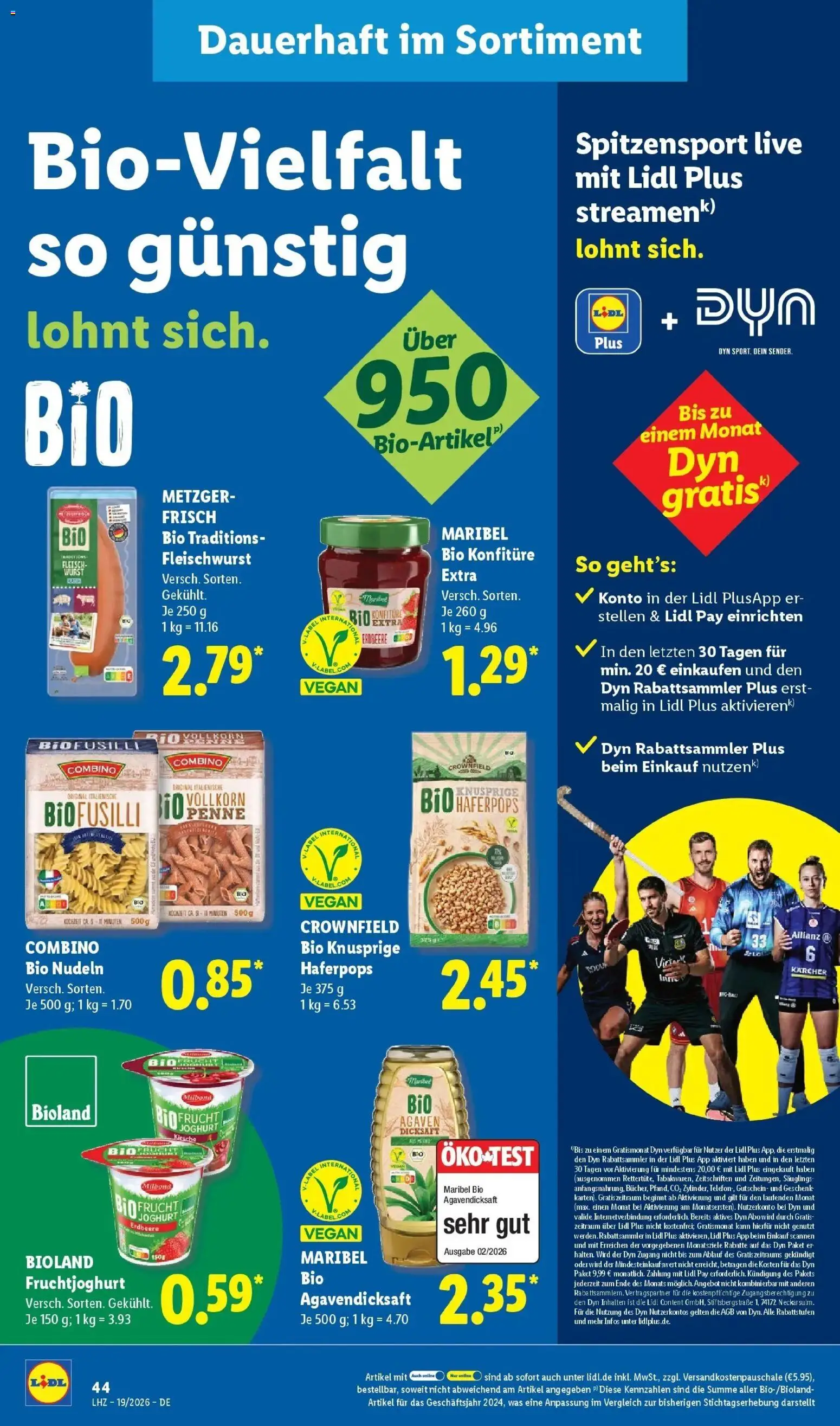Lidl Německo leták od 04.05.2026 | Strana: 62 | Produkty: Penne, Vegan, Kärcher, Combino