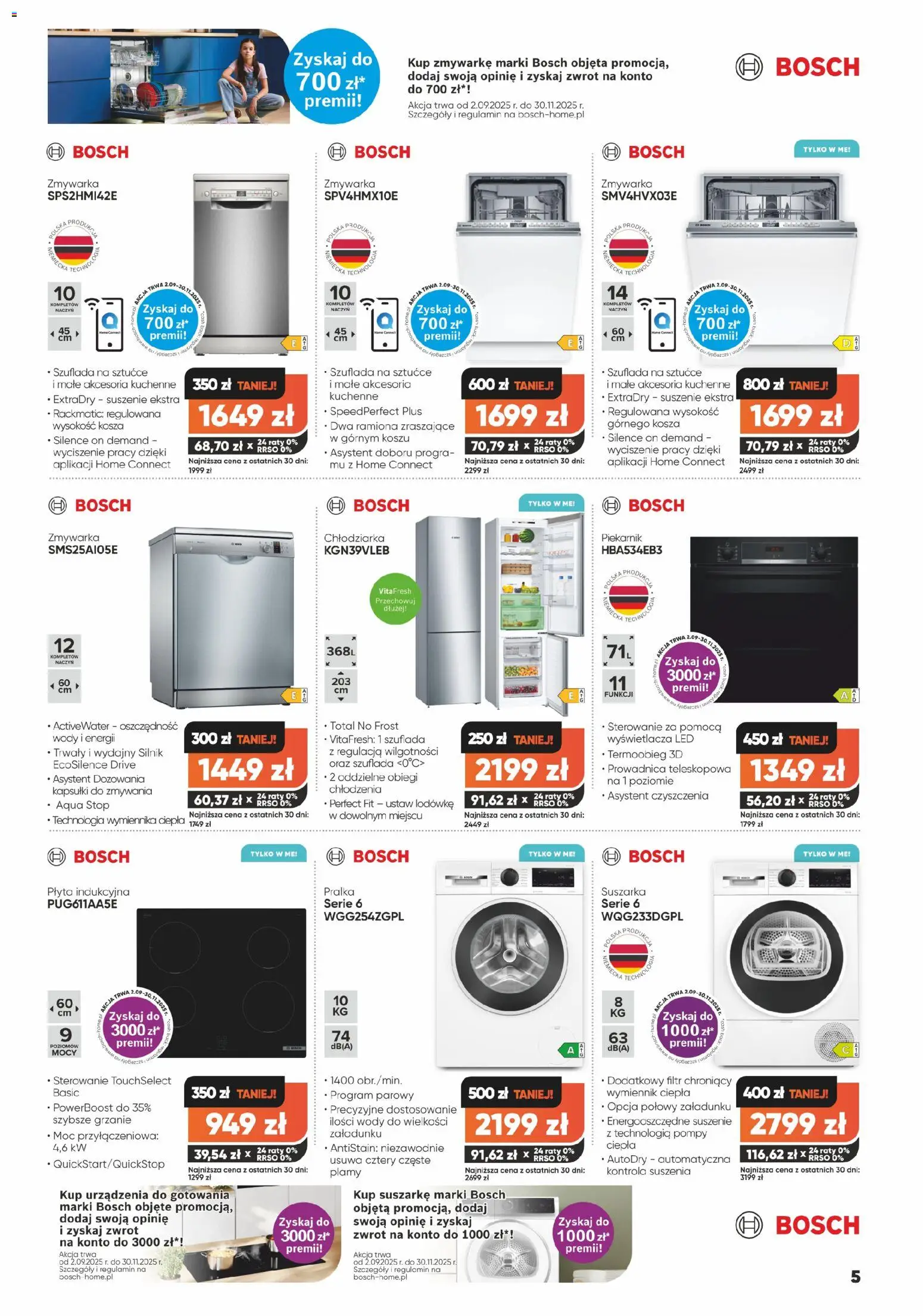 Max elektro Black Friday od 04.11.2025 | Strona: 5 | Produkty: Pralka, Piekarnik, Zmywarka, Sztućce