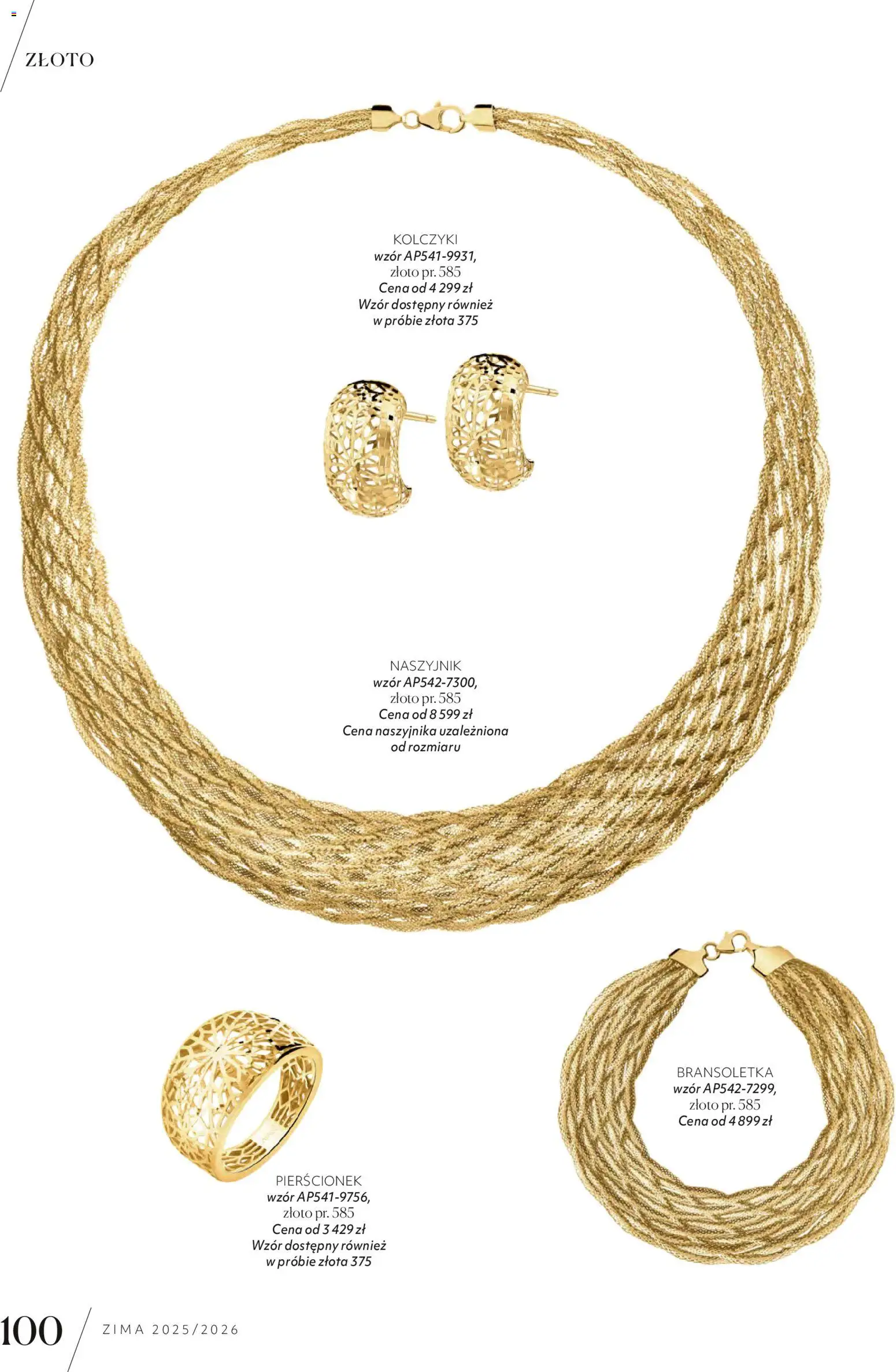 Apart promocje od 04.11.2025 | Strona: 102 | Produkty: Naszyjnik, Bransoletka, Pierścionek