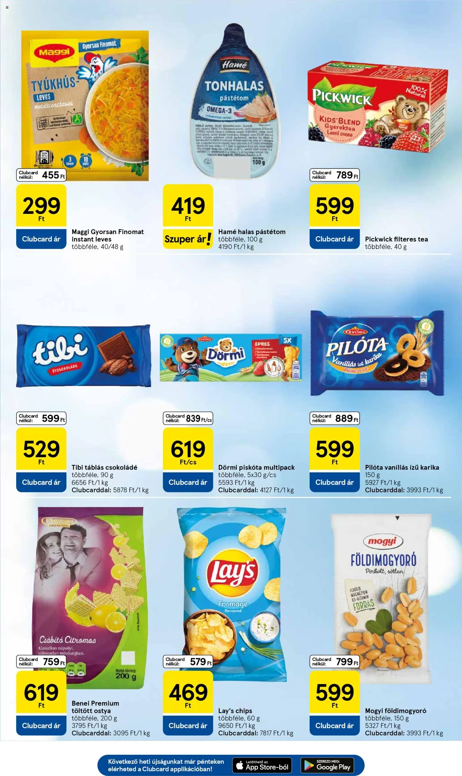 Tesco akciós ujság - amely érvényes a következő dátumtól: 02.01.2026 | Oldal: 5 | Termékek: Maggi, Pástétom, Tea, Földimogyoró