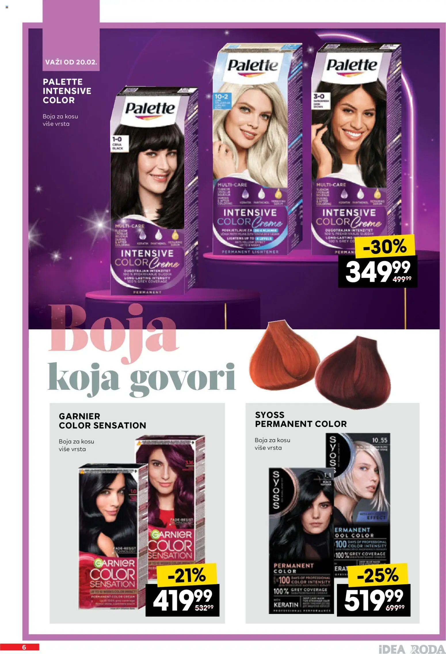 Roda katalog - važi od 19.02.2026 | Strana: 6 | Proizvode: Garnier, Syoss