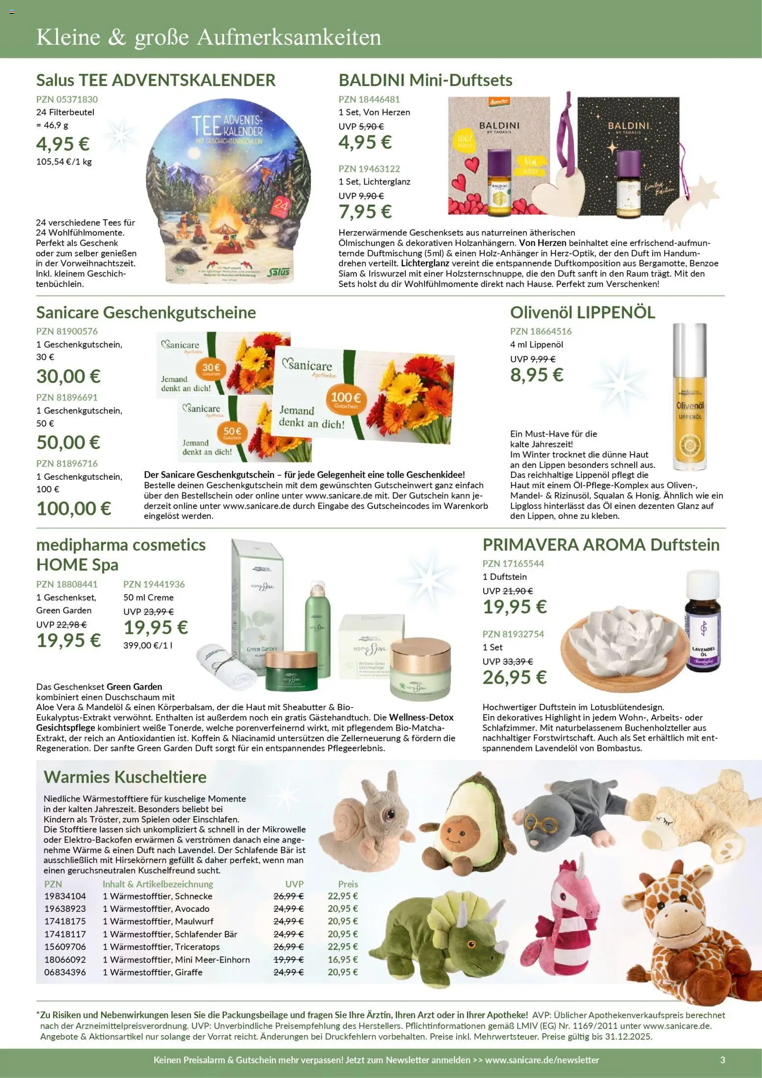 Sanicare Prospekt 	 – gültig ab 01.12.2025 | Seite: 3