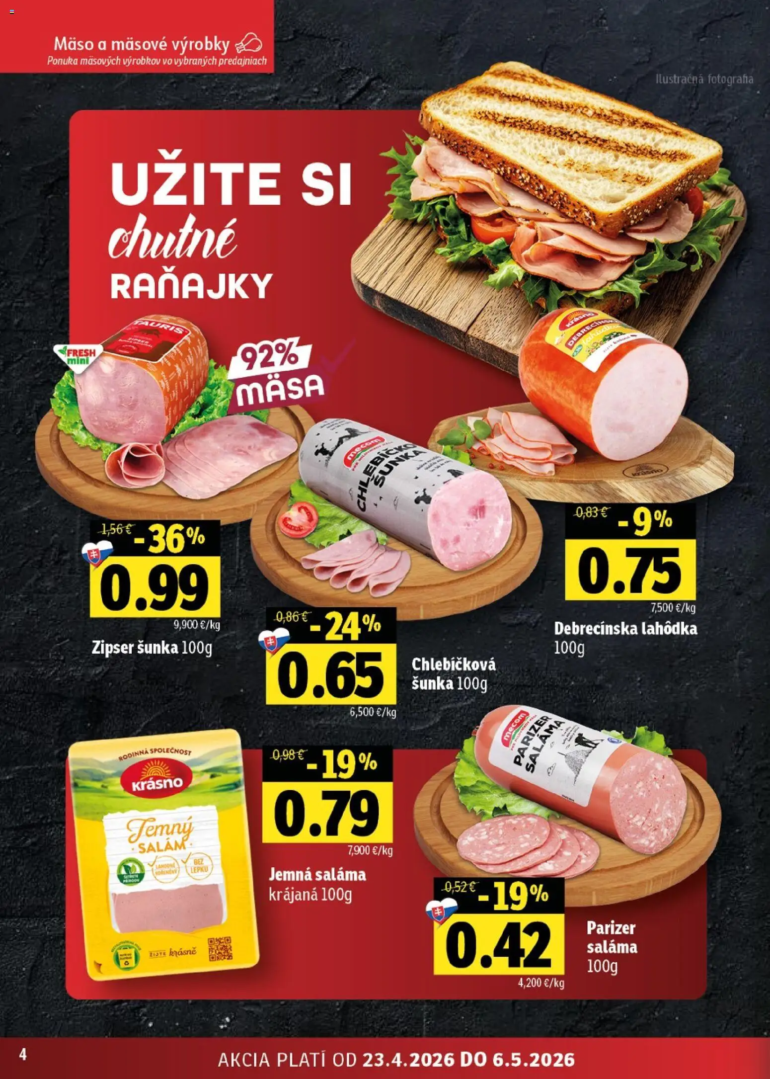 Nové Fresh akcie – leták je platný od 23.04.2026 | Strana: 4