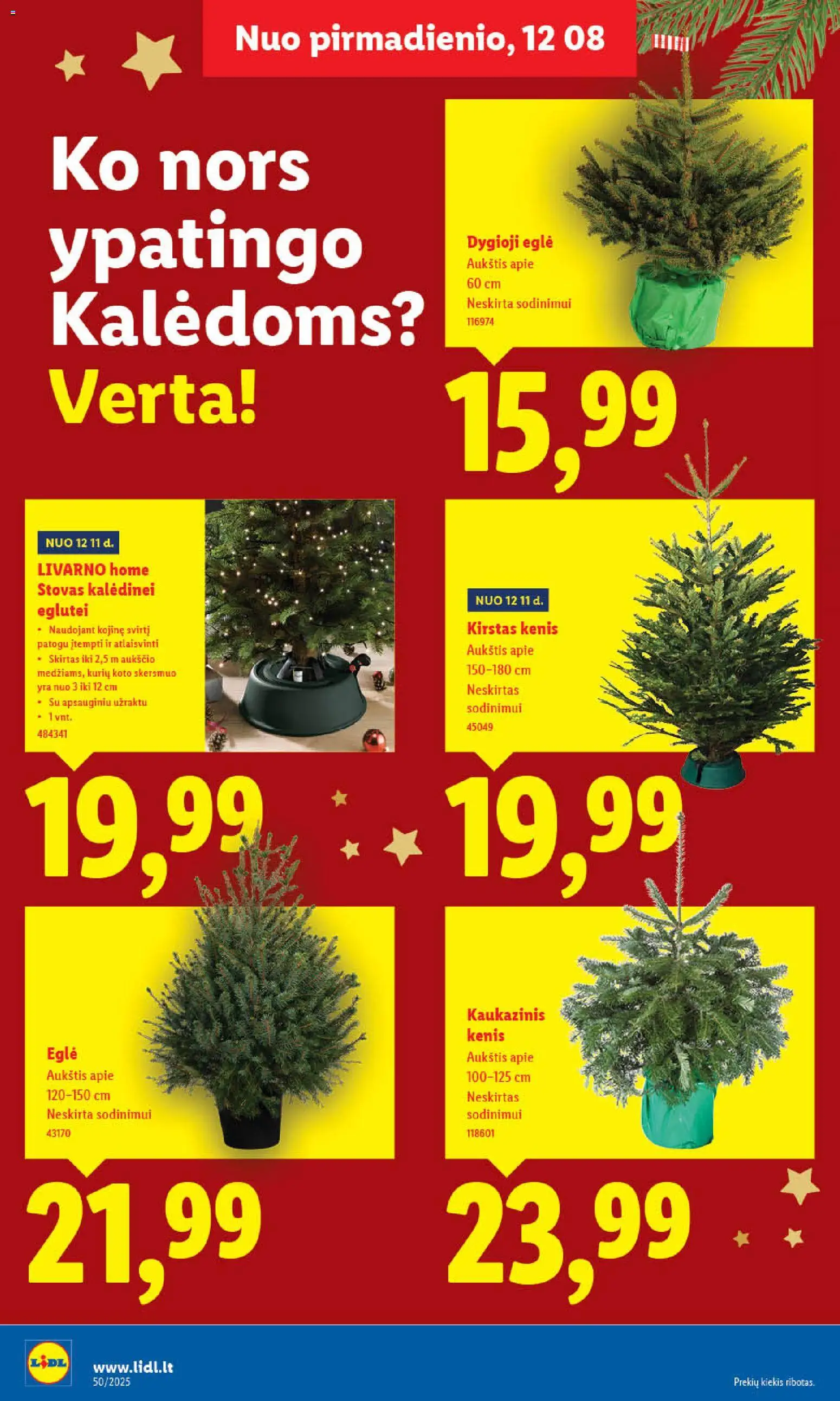 LIDL akcijos nuo 08.12.2025 | Puslapis: 46 | Prekių: Stovas