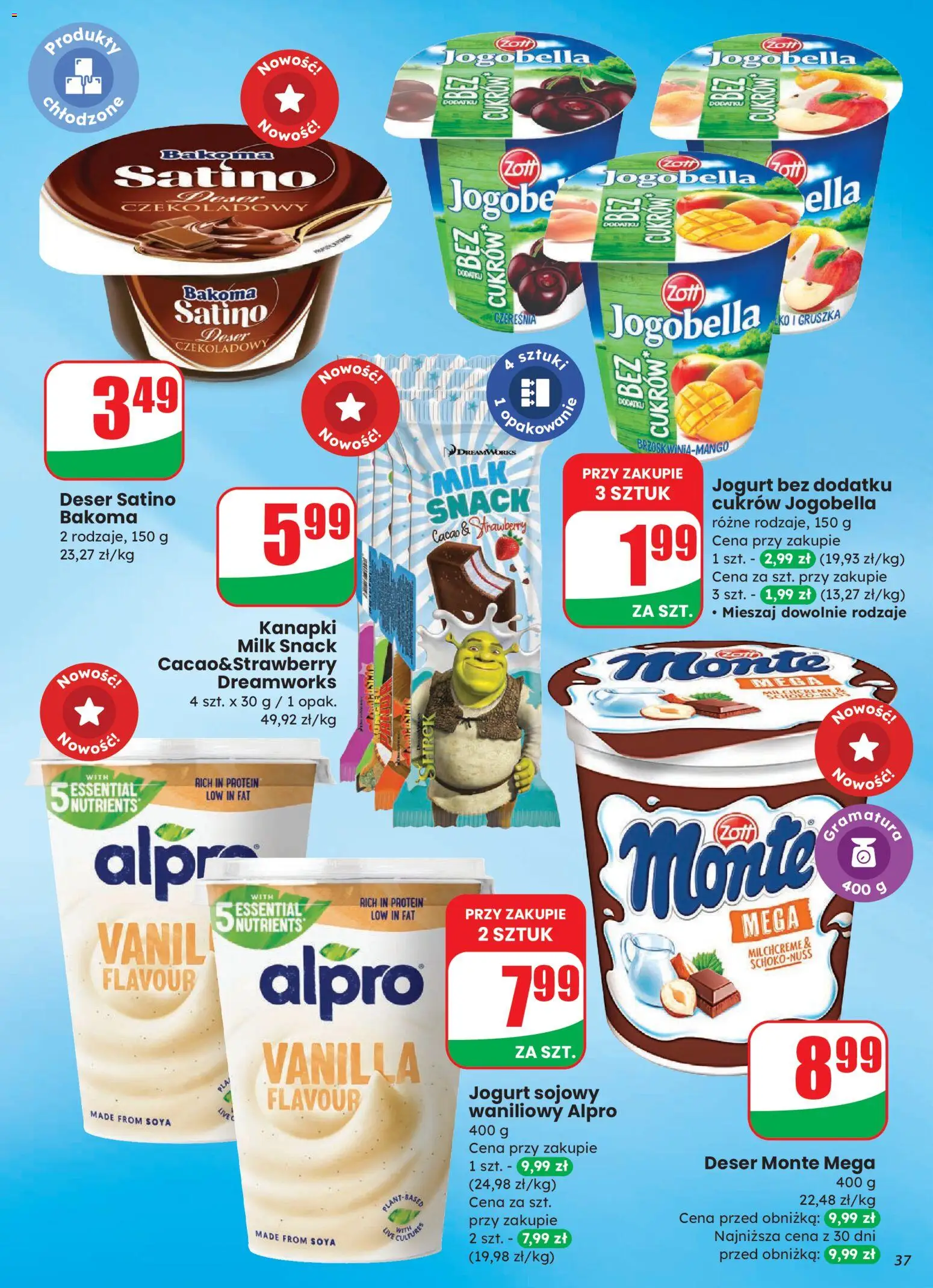 Dino Gazetka od 12.11.2025 | Strona: 37 | Produkty: Gruszka, Alpro, Jogurt