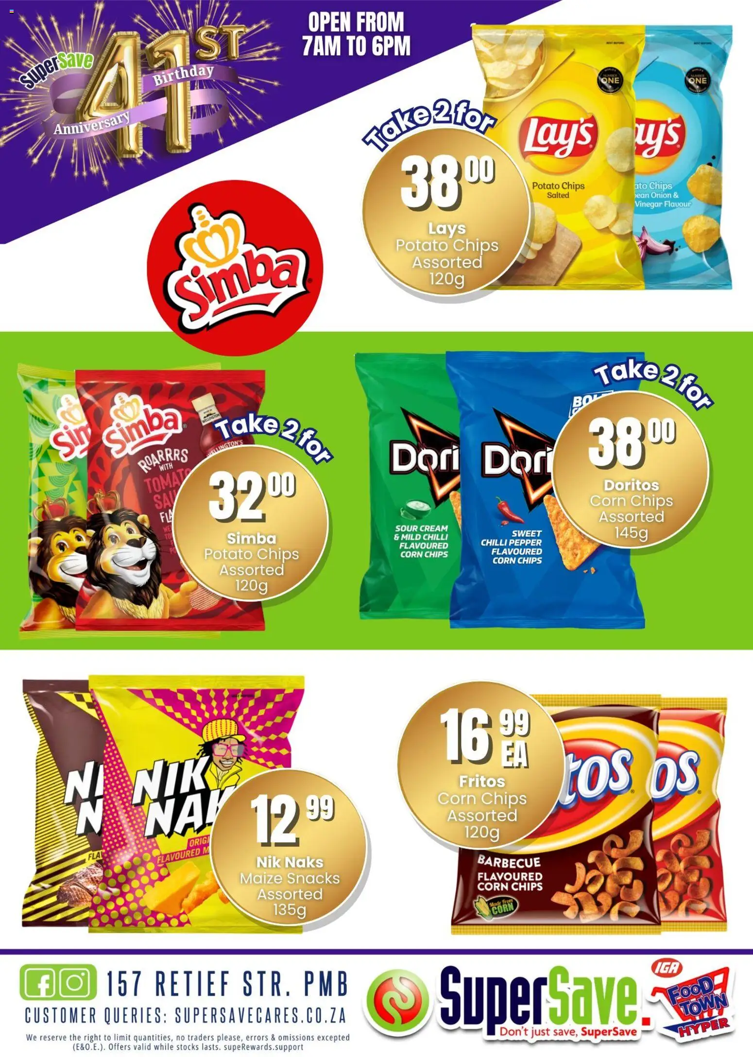 New Super Save catalogue – valid from 31.10.2025 | Page: 64 | Products: Corn, Vinegar, Snacks, Pepper