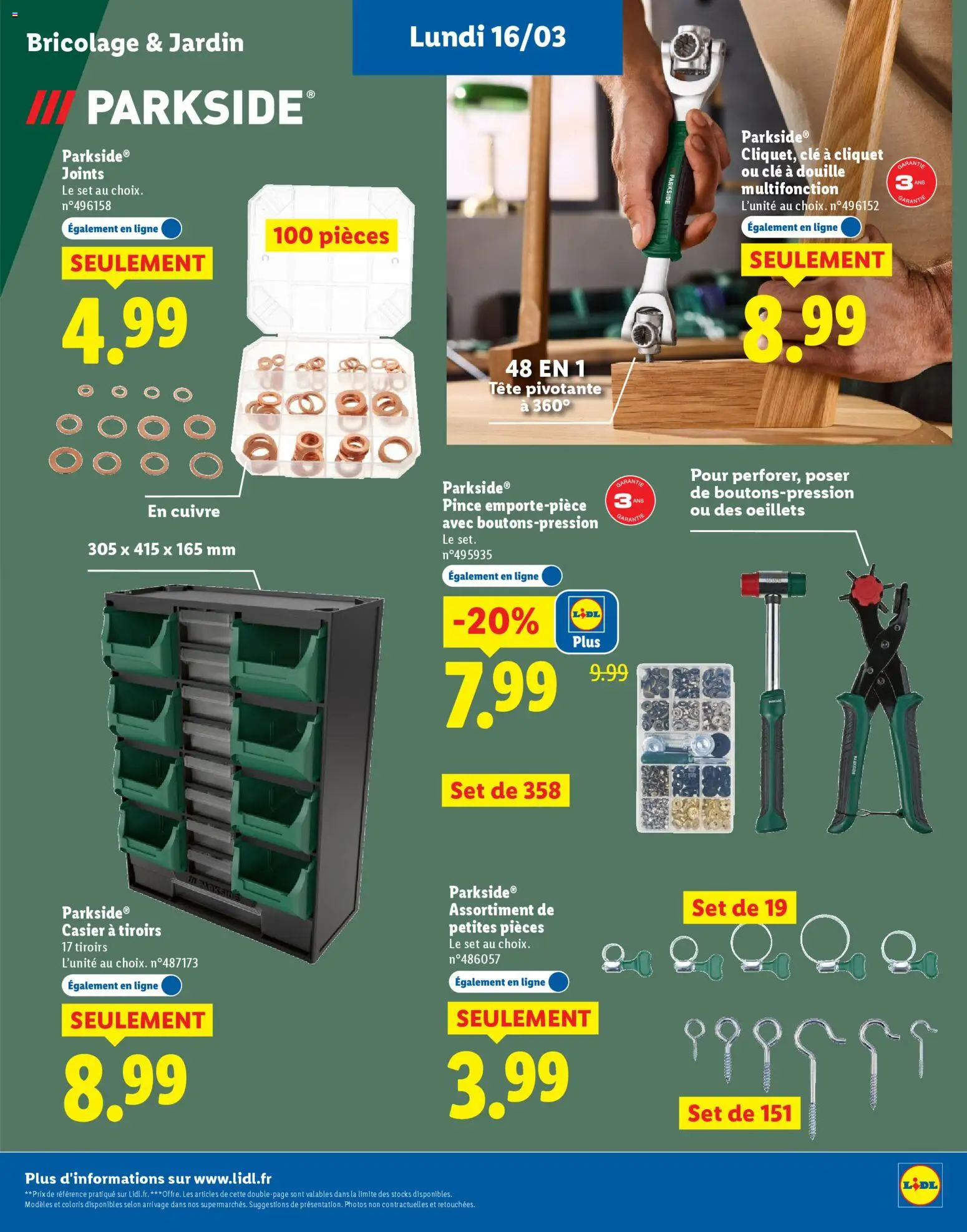 {H1} | Page: 23 | Produits: Clé, Emporte-pièce, Tiroirs