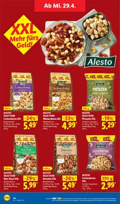 Lidl Prospekt ab 27.04.2026 gültig | Seite: 58 | Produkte: Tür, Mandeln, Pistazien