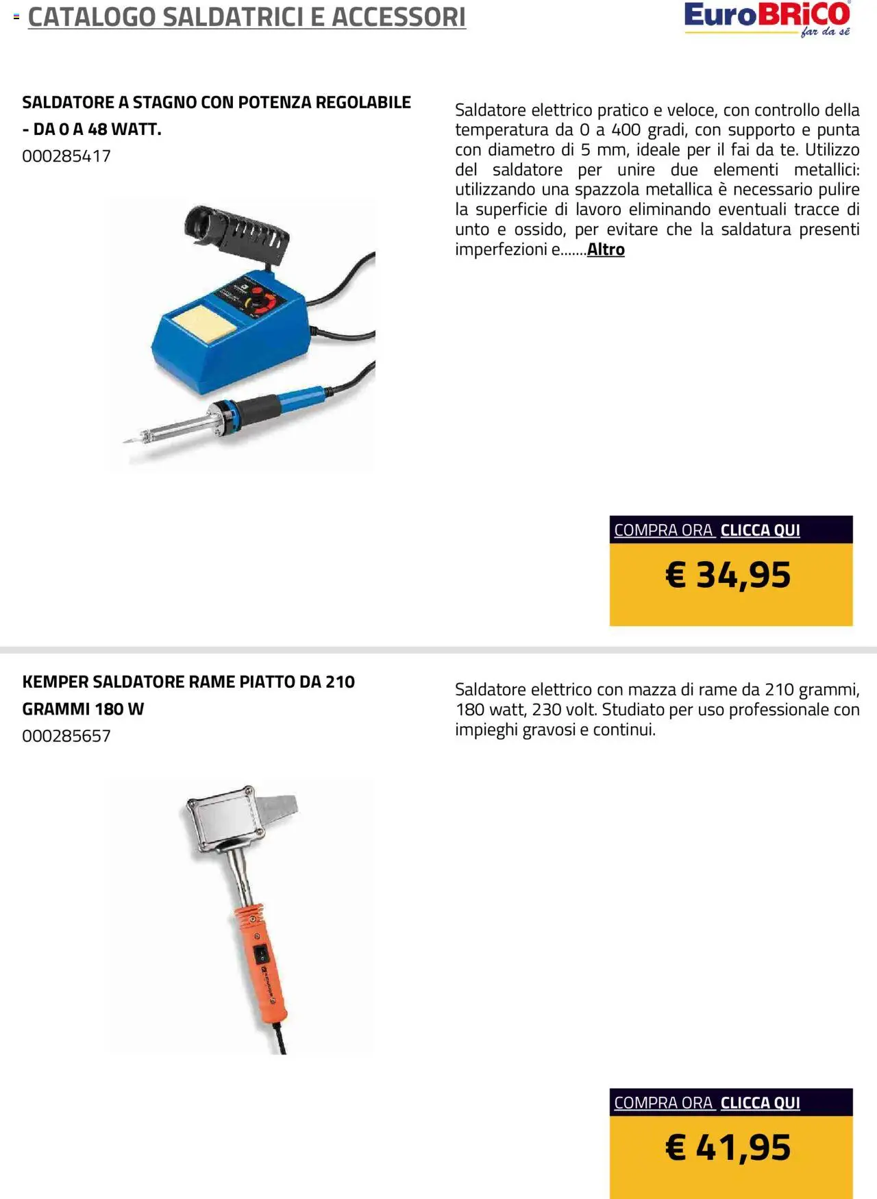 Volantino Eurobrico del 23.07.2025 | Pagina: 8 | Prodotti: Spazzola, Piatto