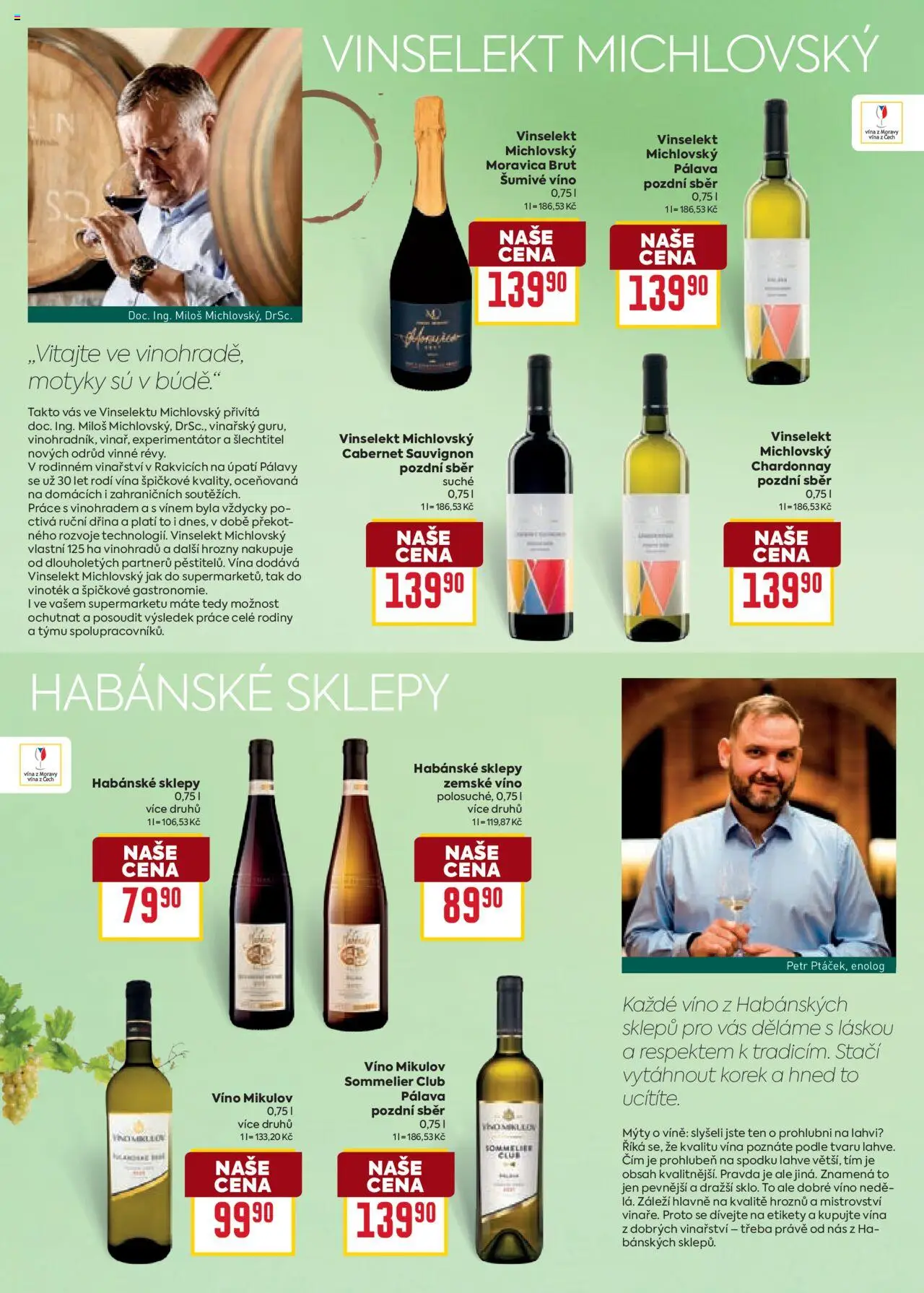 Billa leták - Víno od 20.08.2025 | Strana: 4 | Produkty: Šumivé víno, Habánské sklepy, Cabernet Sauvignon, Hrozny
