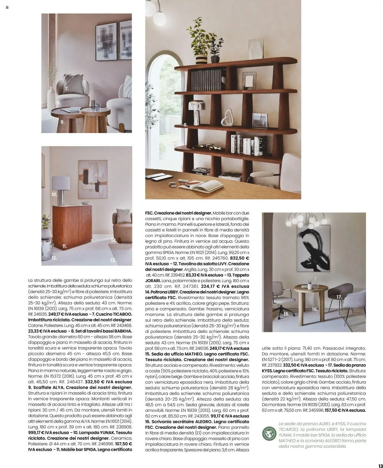 Volantino Maisons du Monde del 14.04.2025 | Pagina: 13 | Prodotti: Braccioli, Poltrona, Sedia, Tappeto