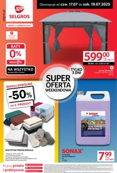 Pogląd oferty "Selgros cash&carry Gazetka - Super oferta na 3 dni" - ważna od 17.07.2025