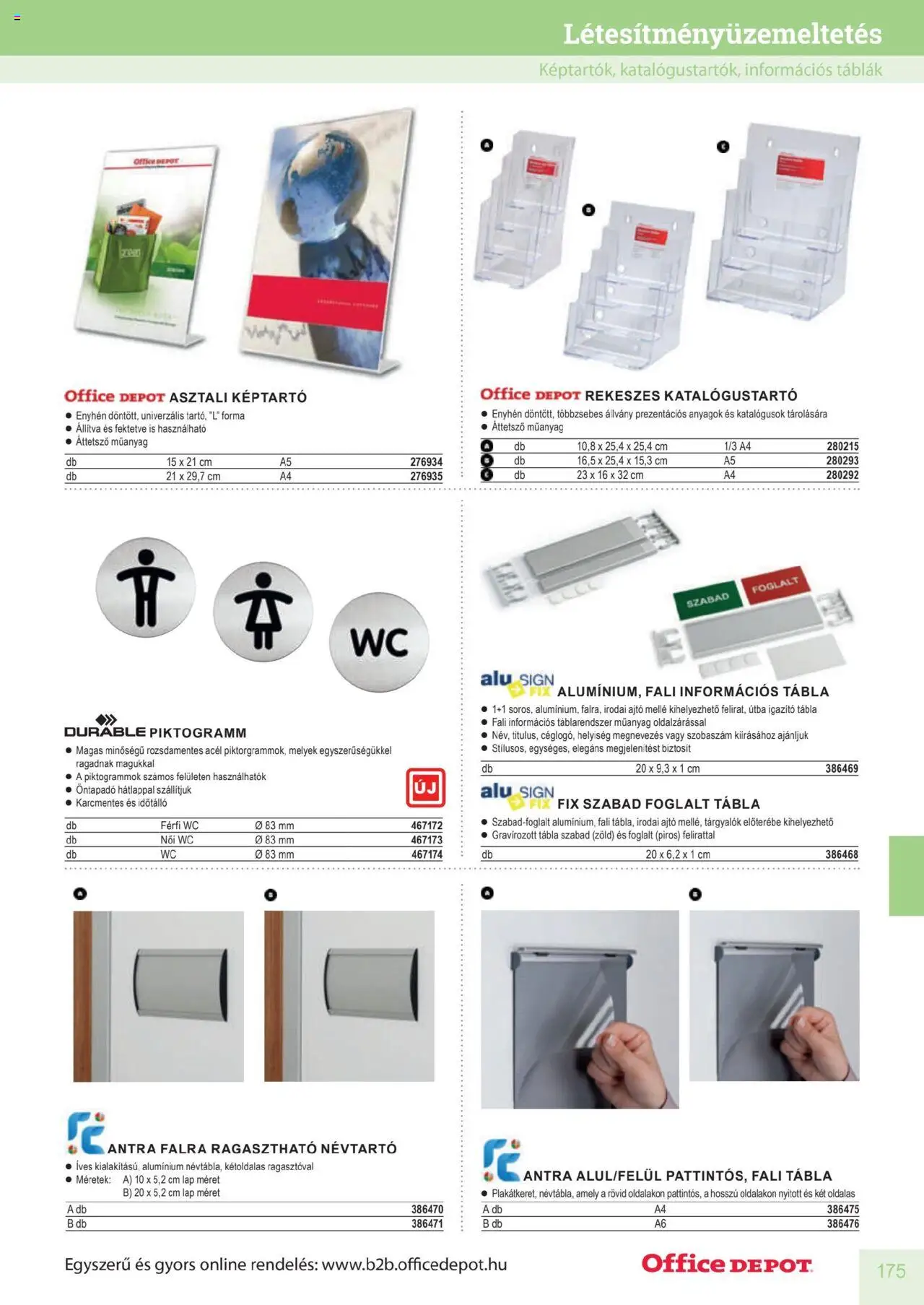 Office Depot akciós ujság - amely érvényes a következő dátumtól: 10.04.2025 | Oldal: 175 | Termékek: WC