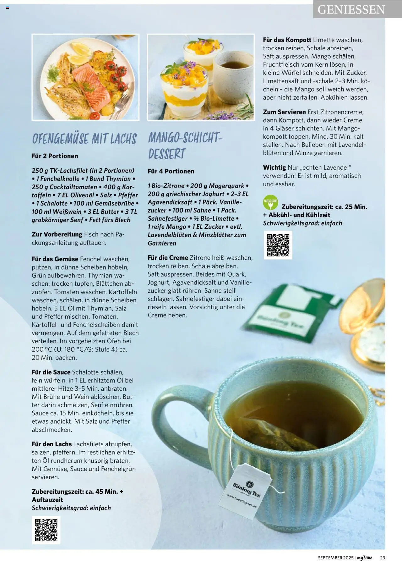 Famila Nordwest myTime September 2025 – gültig ab 01.09.2025 | Seite: 23 | Produkte: Olivenol, Creme, Fisch, Saft