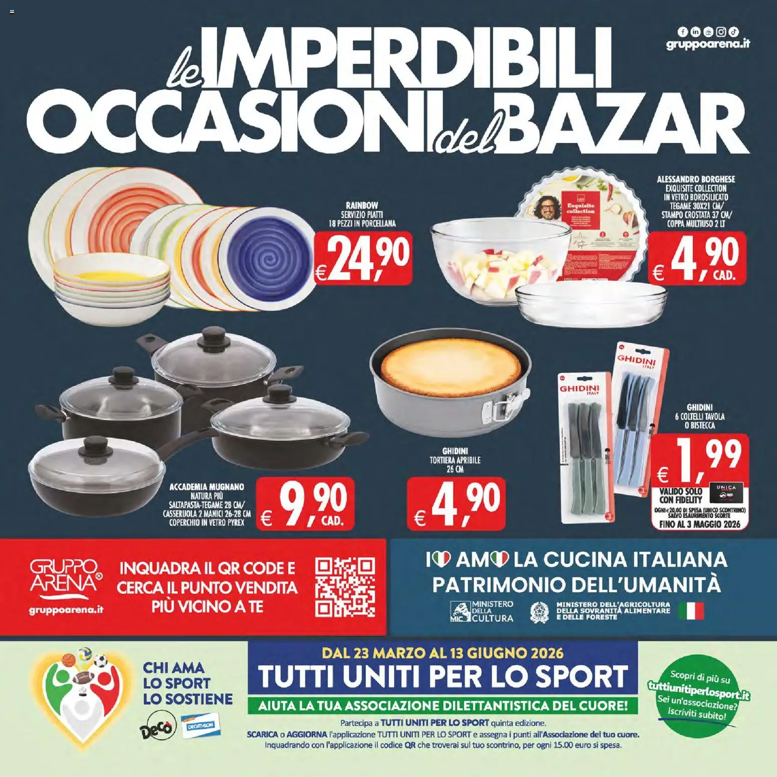 Volantino Decò del 27.03.2026 | Pagina: 37 | Prodotti: Tortiera, Tè, Casseruola