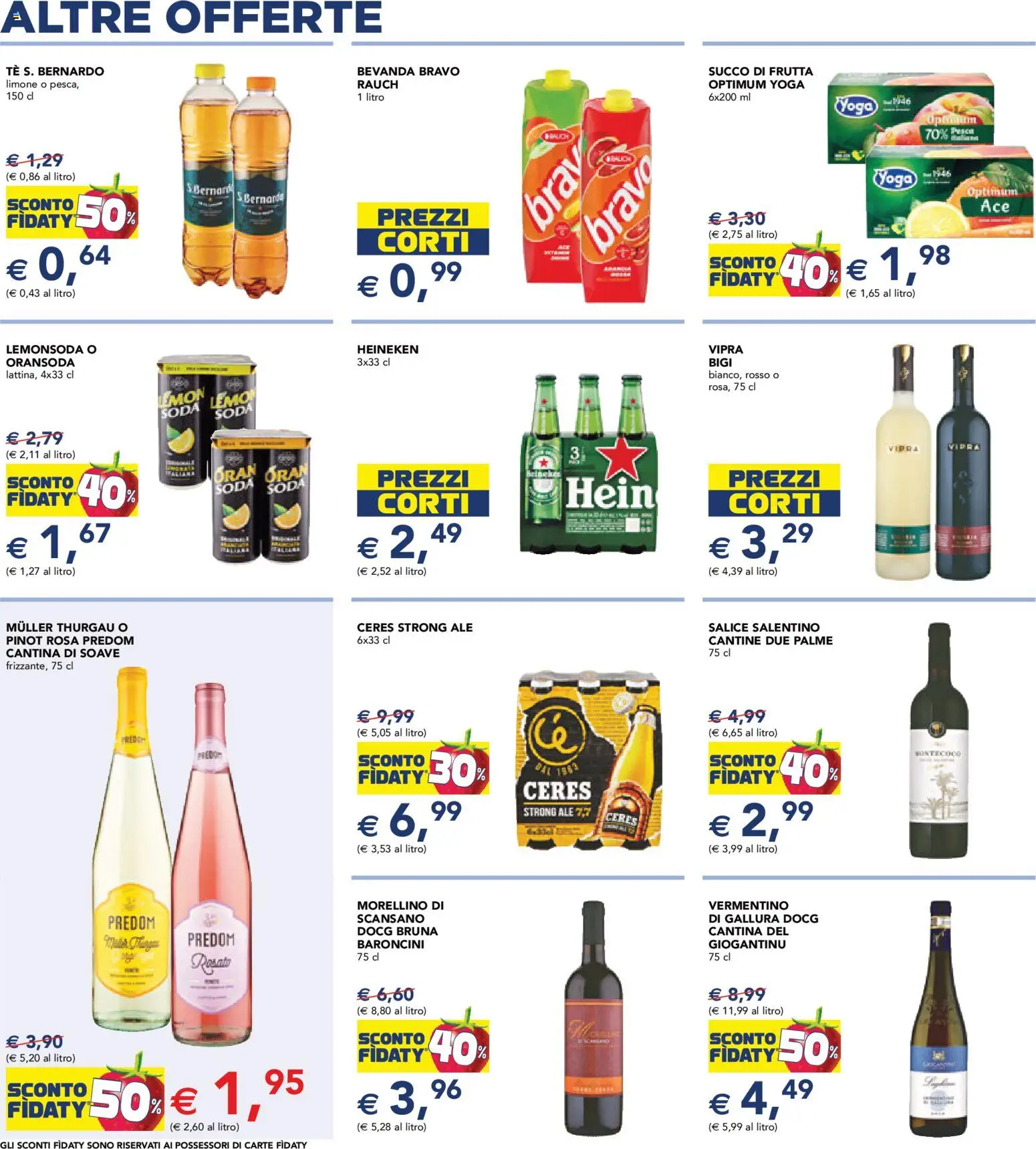Volantino Esselunga S del 12.03.2026 | Pagina: 12 | Prodotti: Succo, Tè, Limone, Heineken