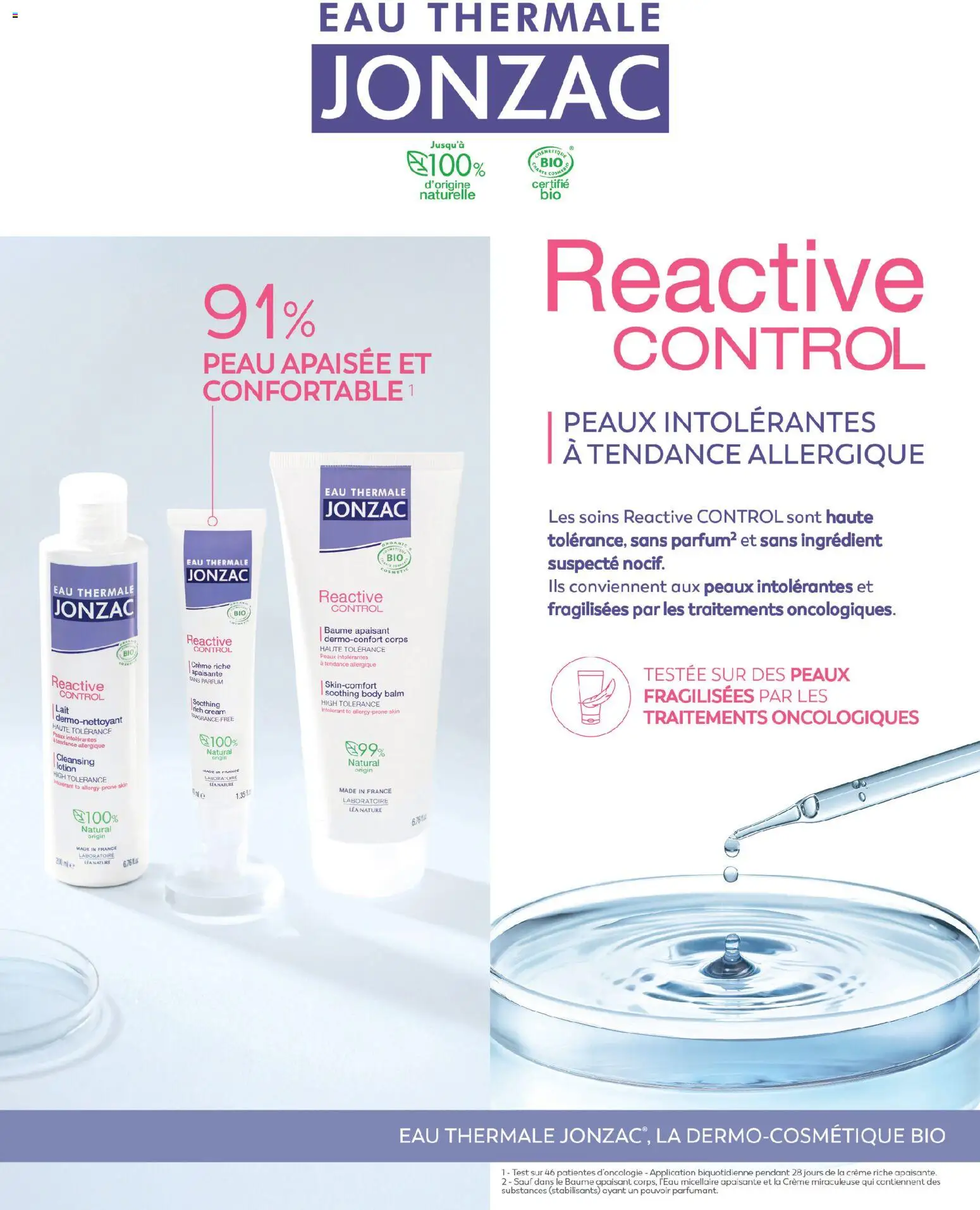 {H1} | Page: 18 | Produits: Body, Eau thermale, Lait, Crème