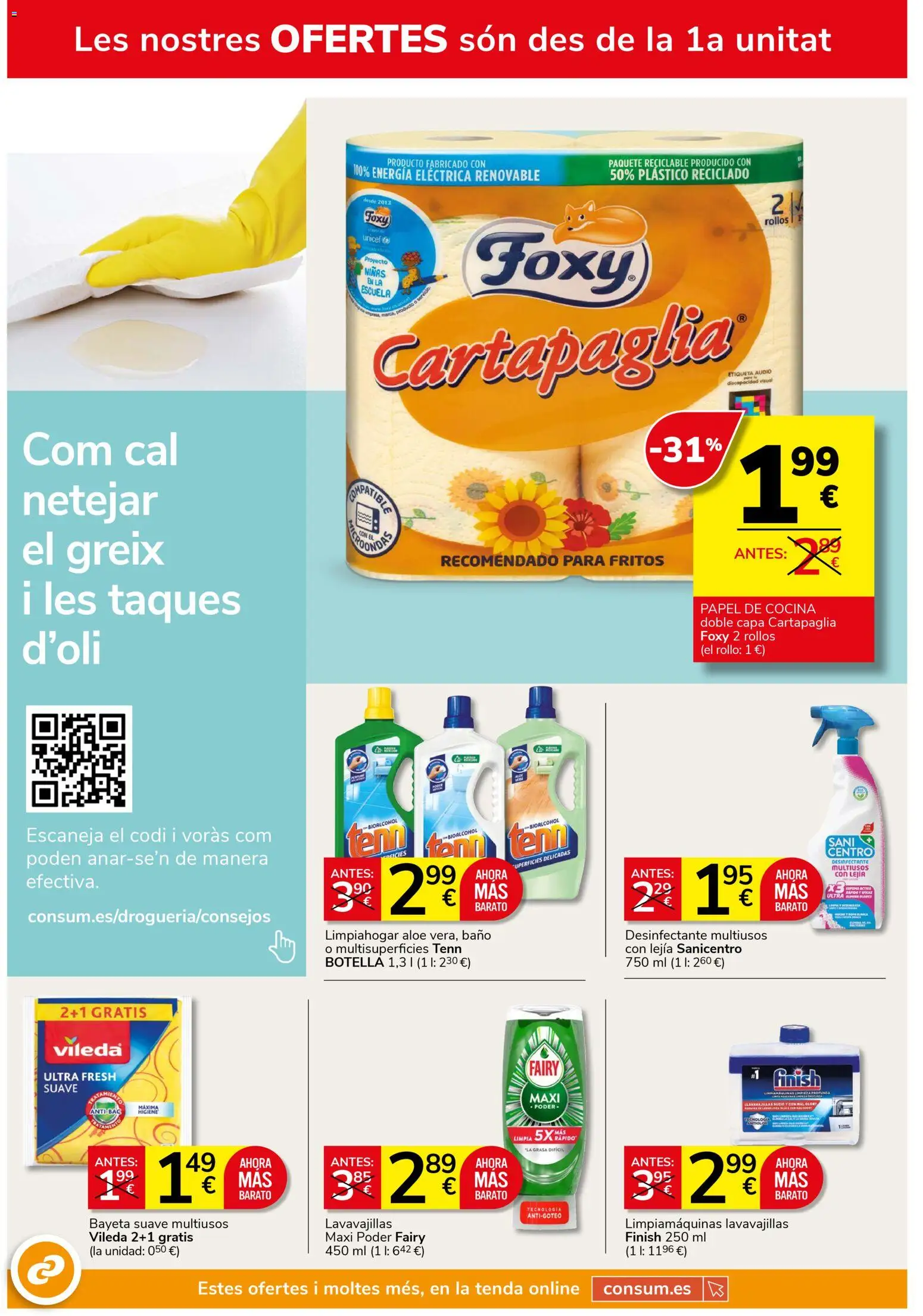Consum folleto │ válido desde el 23.04.2026 | Página: 20 | Productos: Audio, Cocina, Lavavajillas, Baño
