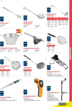 Metro Gasztronómia - amely érvényes a következő dátumtól: 18.02.2026 | Oldal: 55 | Termékek: Fritőz, Hőmérő, Szeletelő, Konzervnyitó
