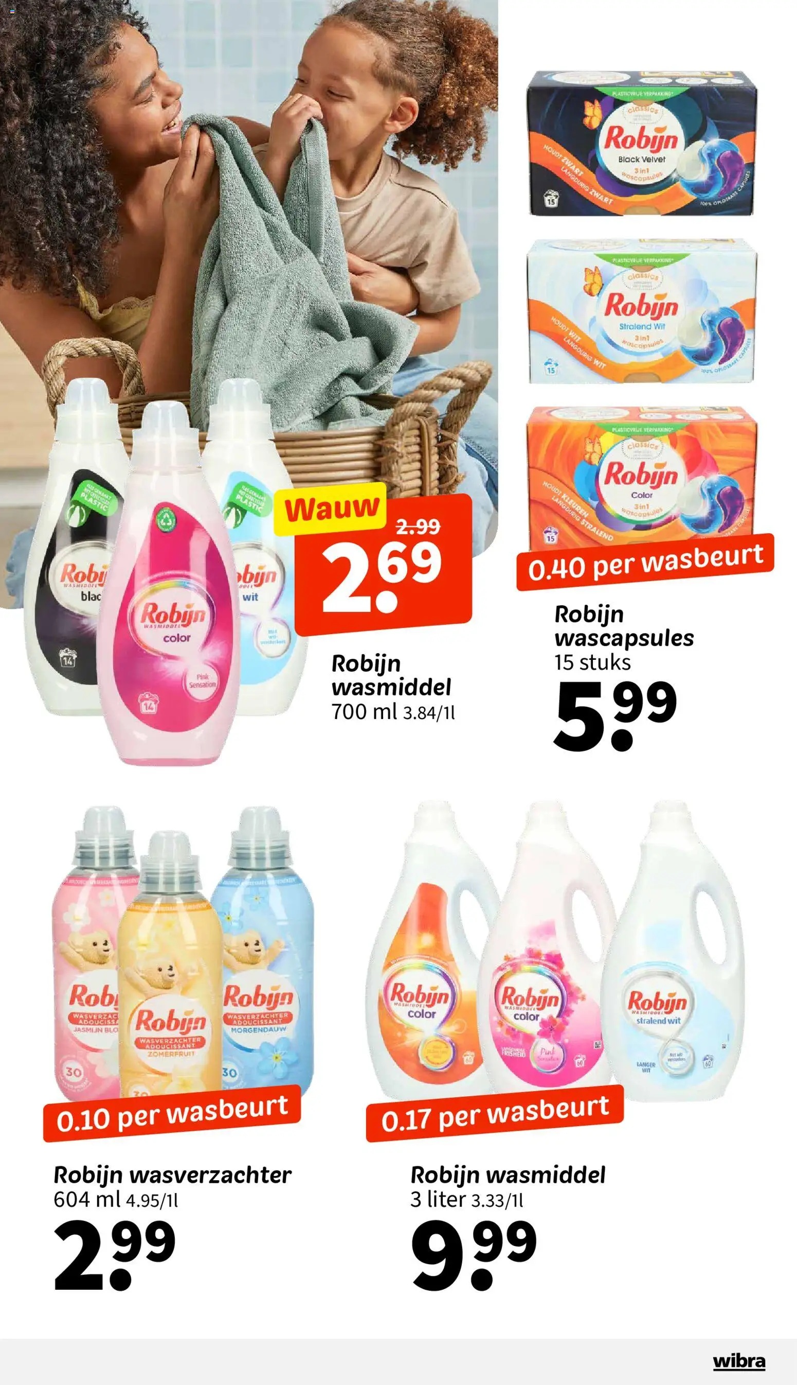 {H1} | Pagina: 14 | Producten: Wasmiddel, Wasverzachter, Robijn