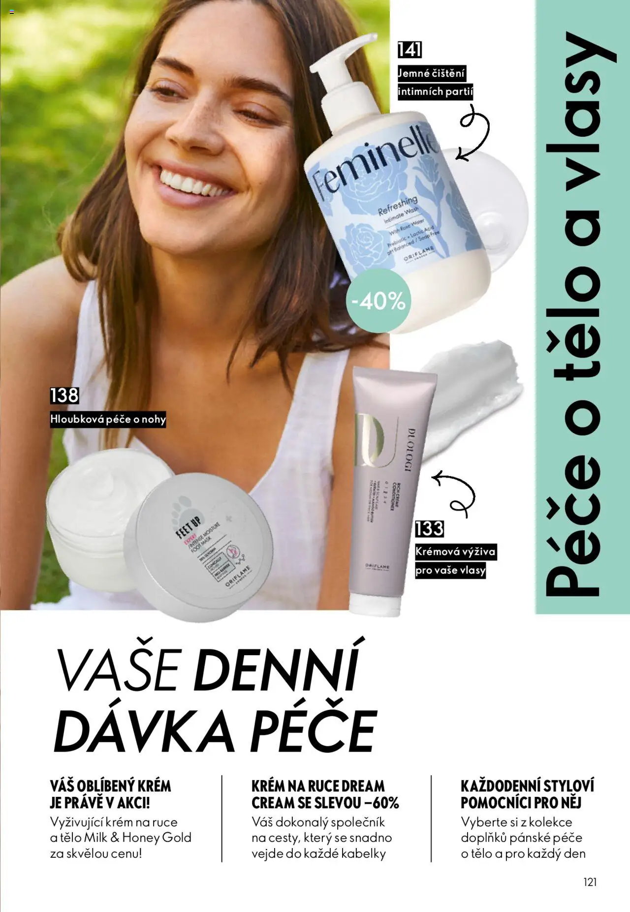 Oriflame katalog č.14/2025 od 01.10.2025 | Strana: 121 | Produkty: Krém na ruce, Krém, Kabelky