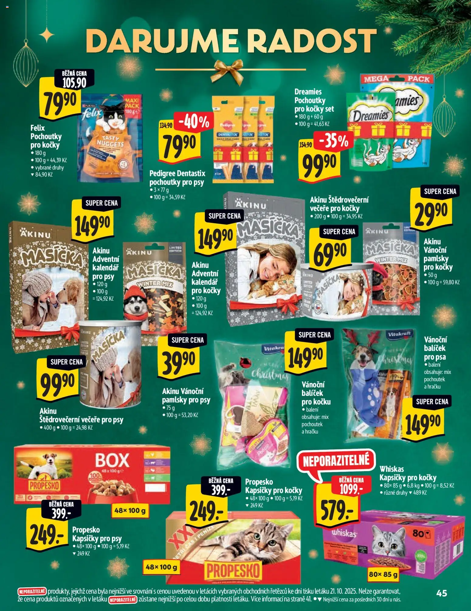 Albert katalog - Hypermarket od 29.10.2025 | Strana: 45 | Produkty: Felix, Propesko, Adventní kalendář, Kalendář