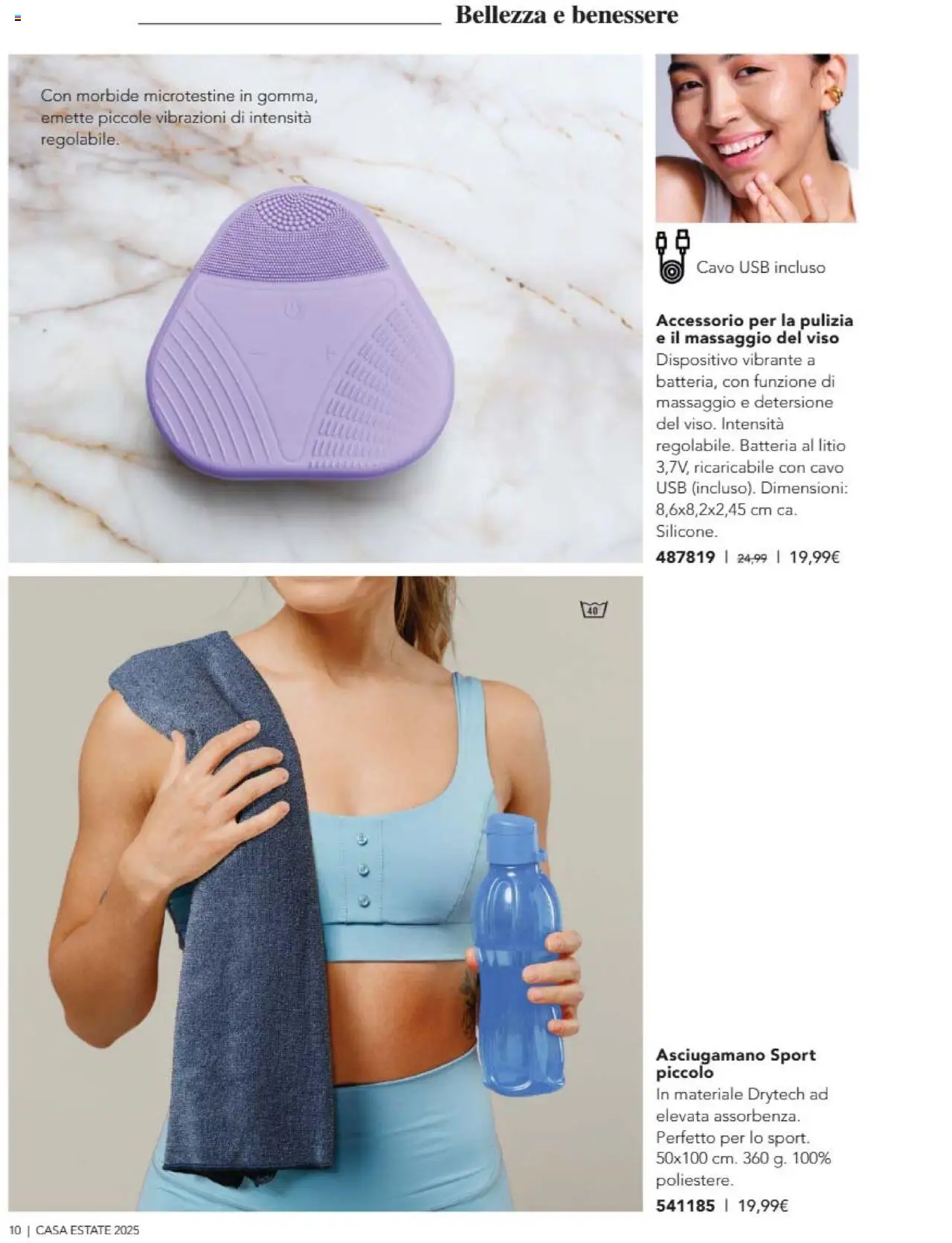 Volantino Avon del 28.07.2025 | Pagina: 10 | Prodotti: Cavo, USB, Asciugamano, Batteria